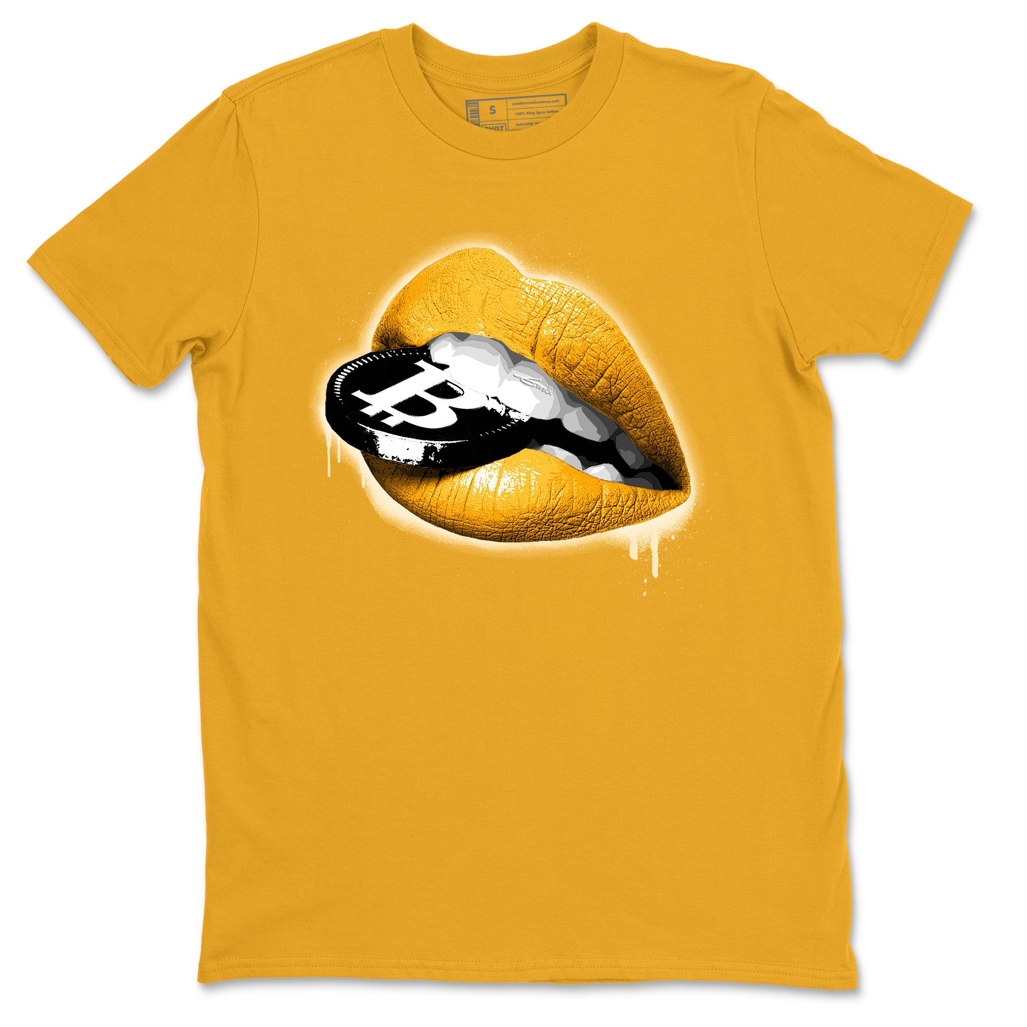 Lips Coin Unisex Tops - Air Jordan 1 Yellow Toe