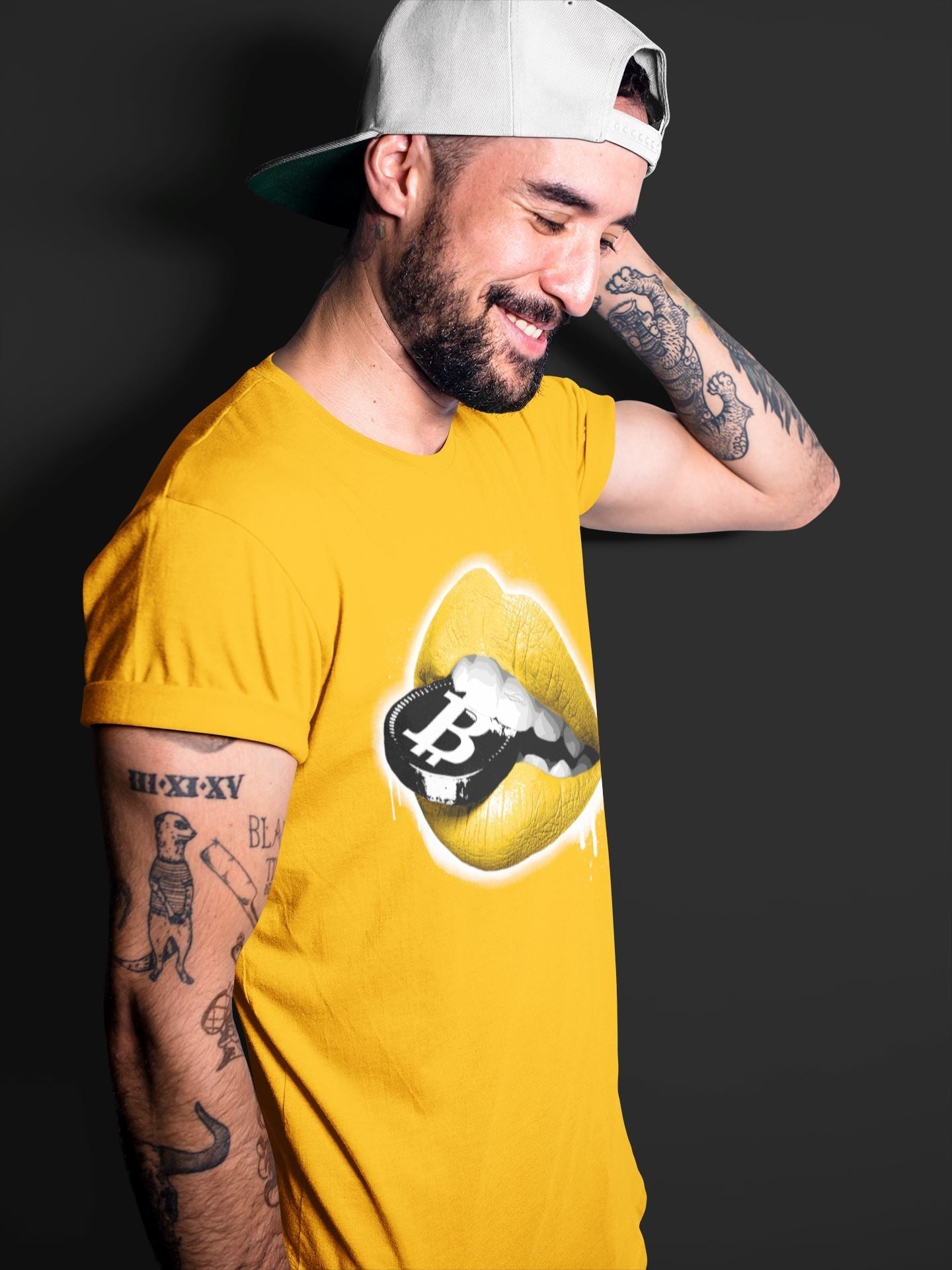 Lips Coin Unisex Tops - Air Jordan 1 Yellow Toe