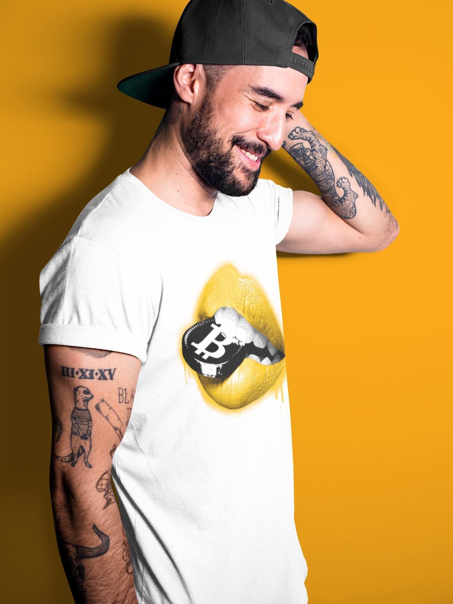 Lips Coin Unisex Tops - Air Jordan 1 Yellow Toe