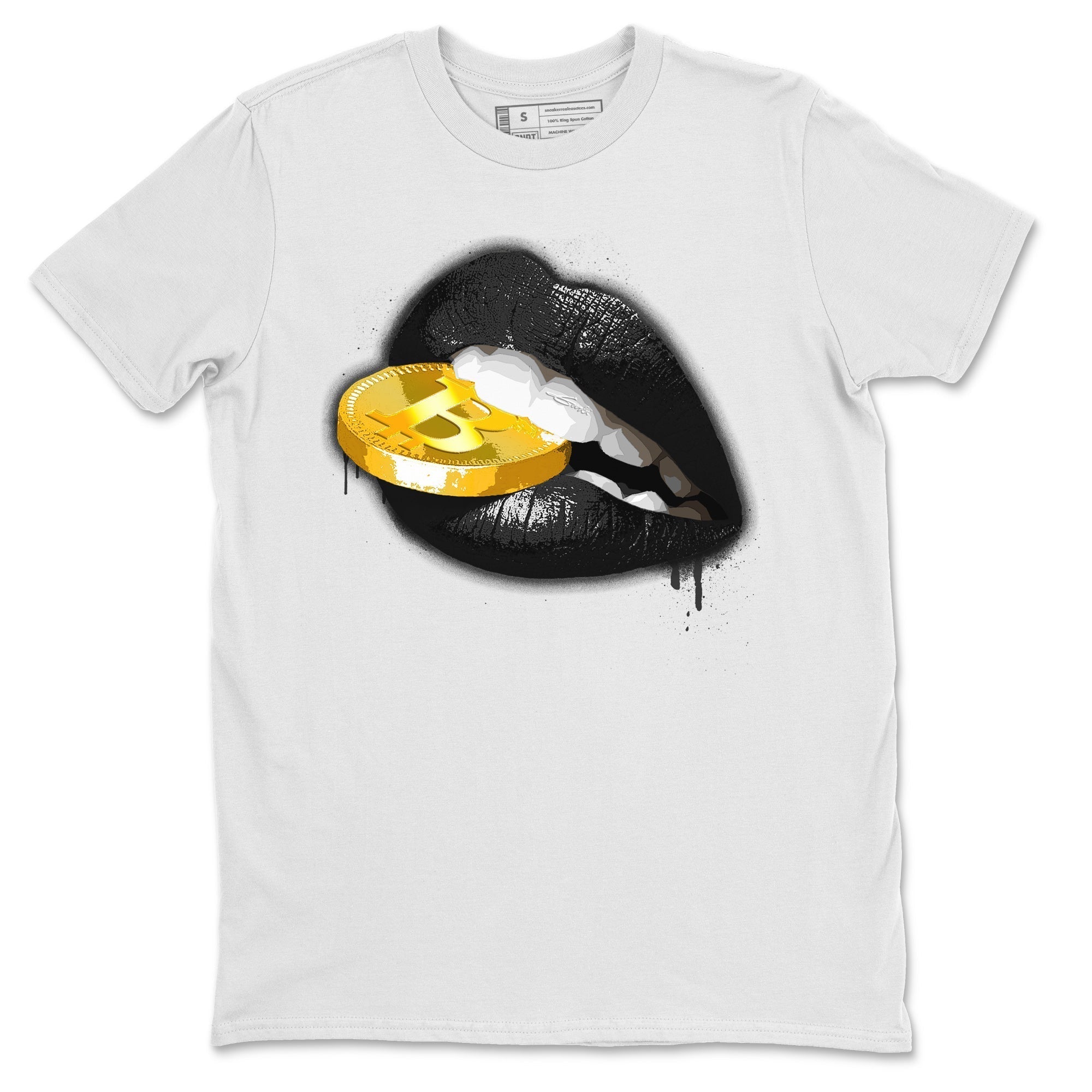 Lips Coin Unisex Tops - Air Jordan 12 Black Taxi