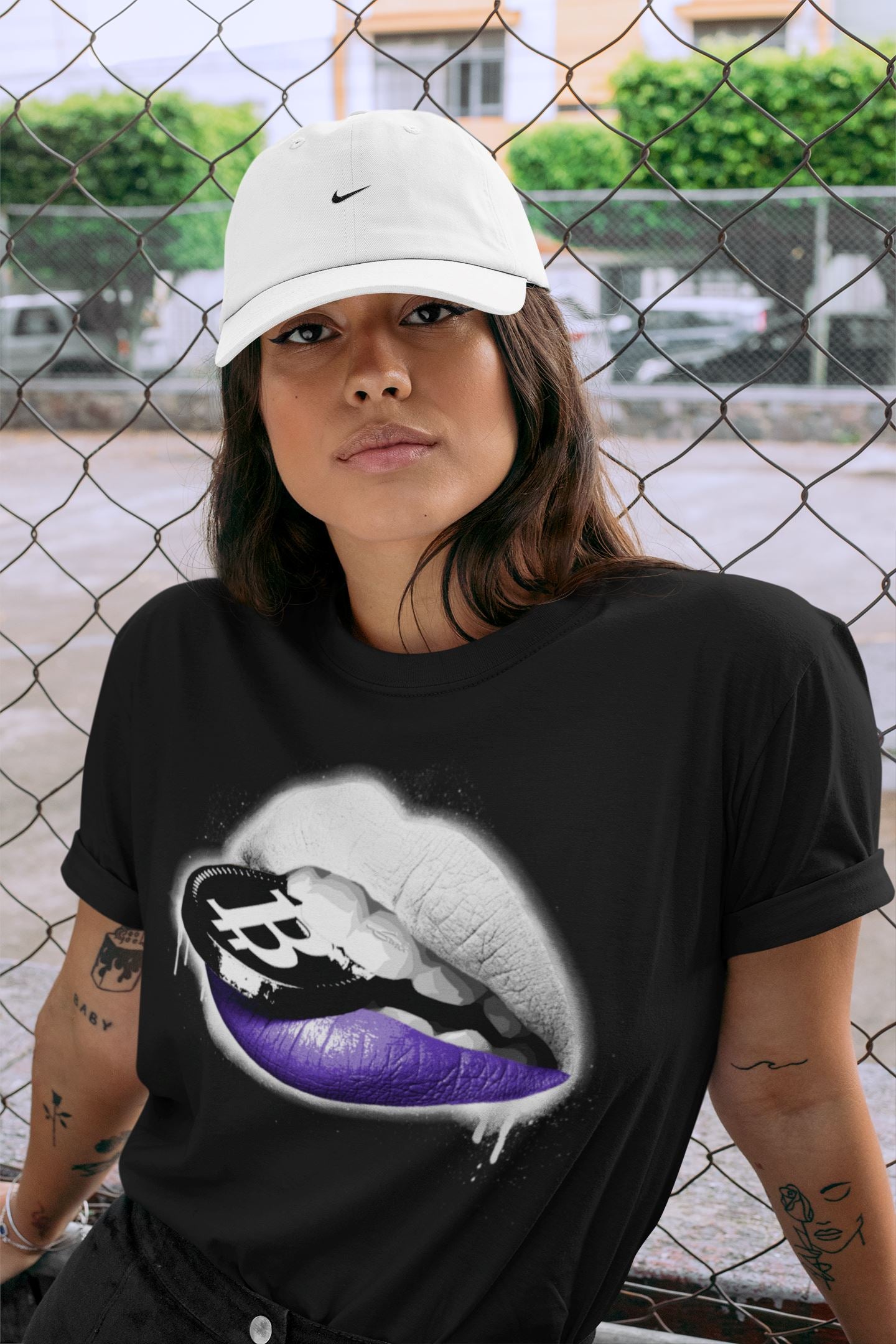 Lips Coin Unisex Tops - Air Jordan 5 Concord
