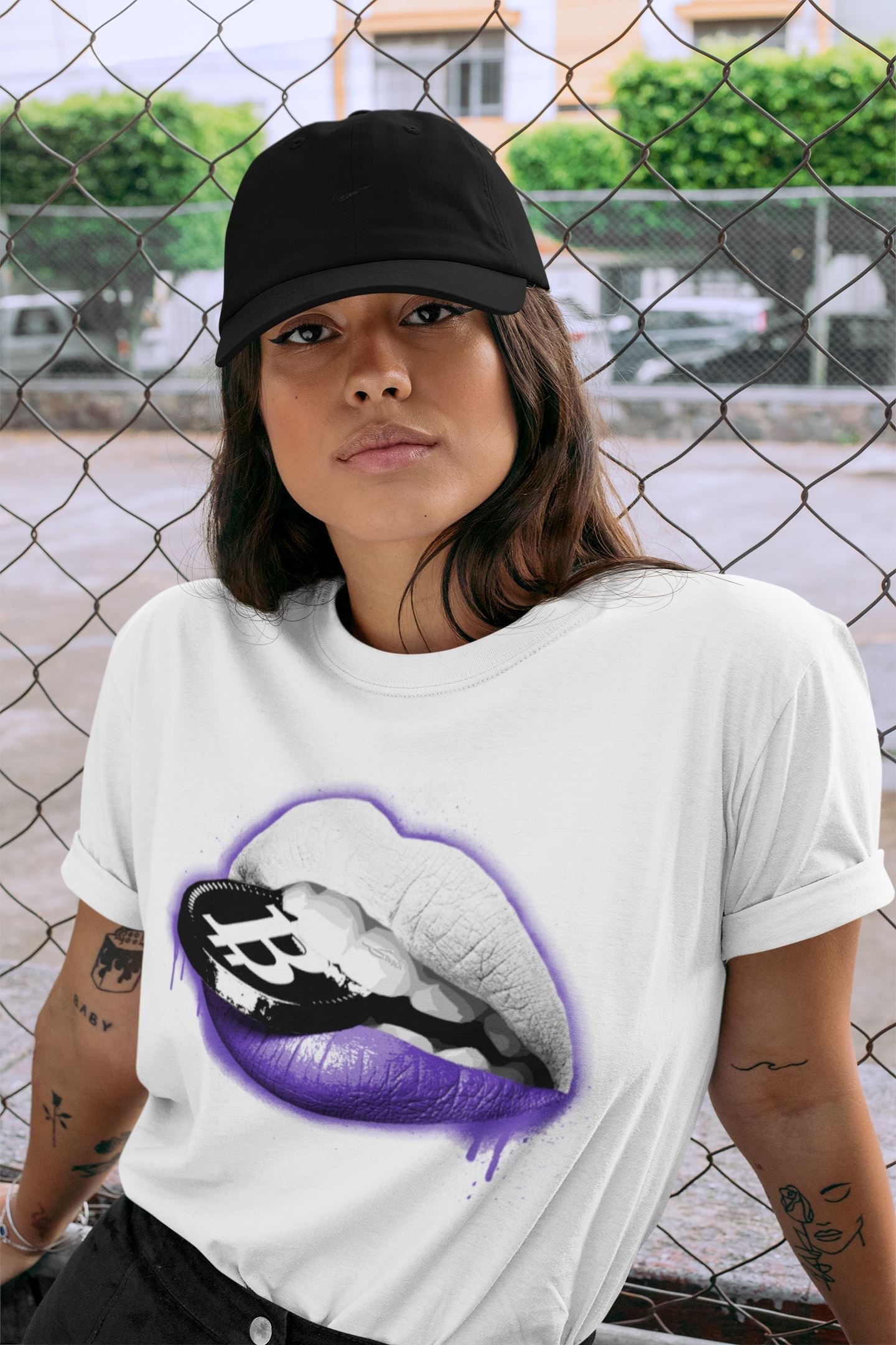 Lips Coin Unisex Tops - Air Jordan 5 Concord