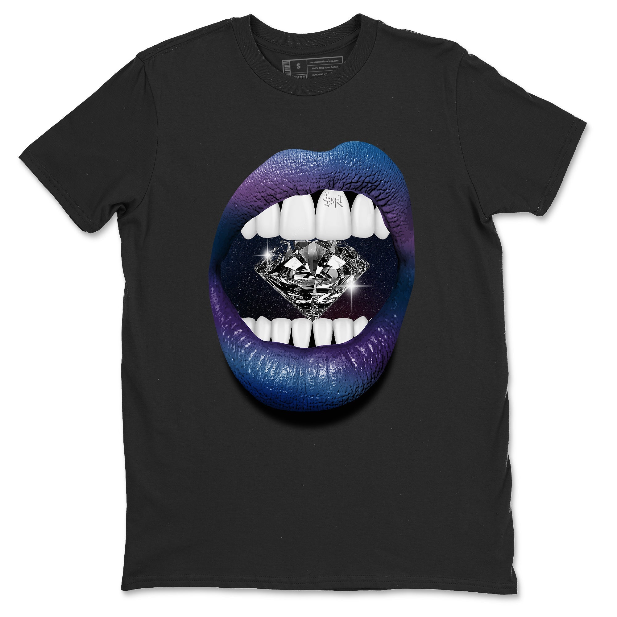 Lips Diamond snkmatch Tees - Air Foamposite One Galaxy
