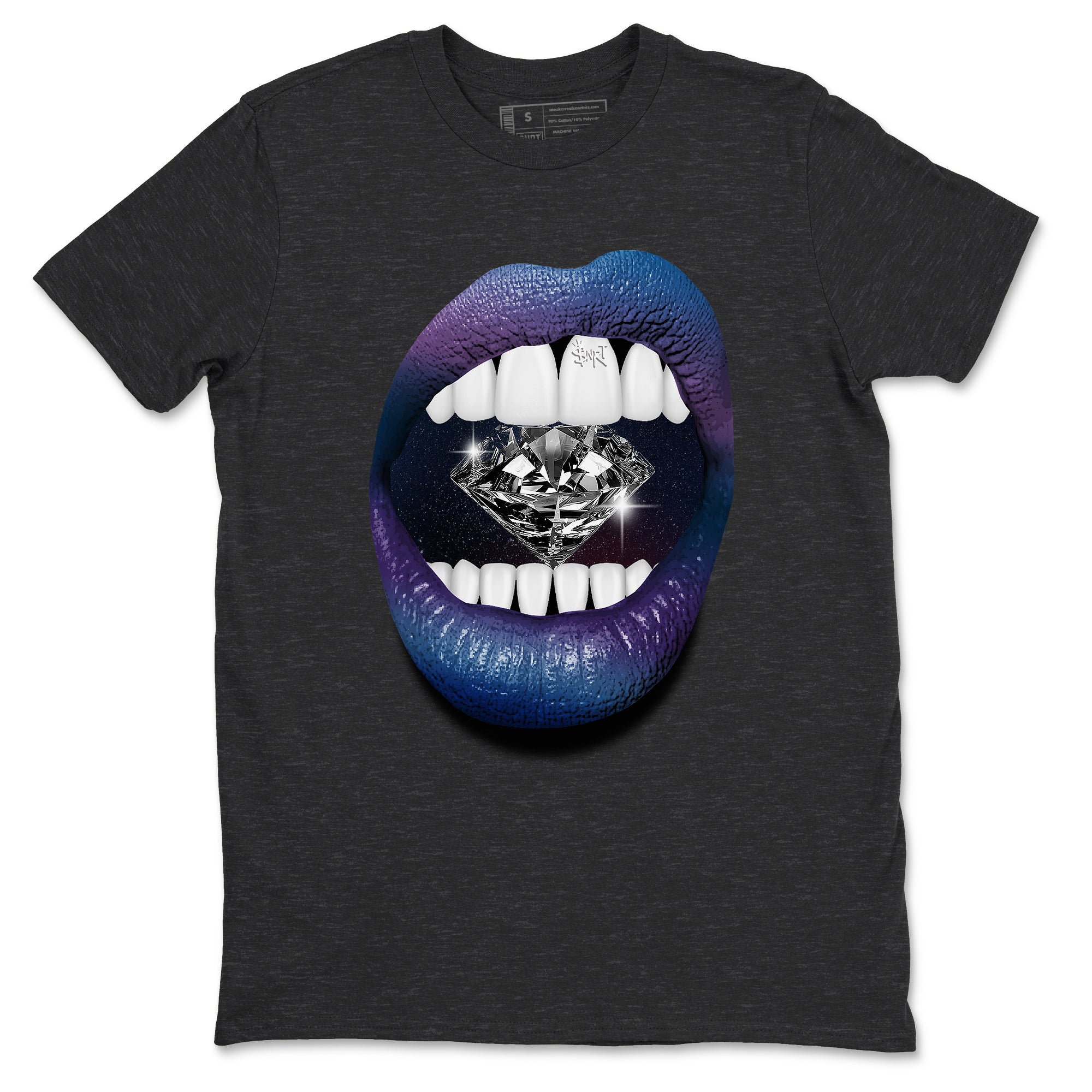 Lips Diamond snkmatch Tees - Air Foamposite One Galaxy