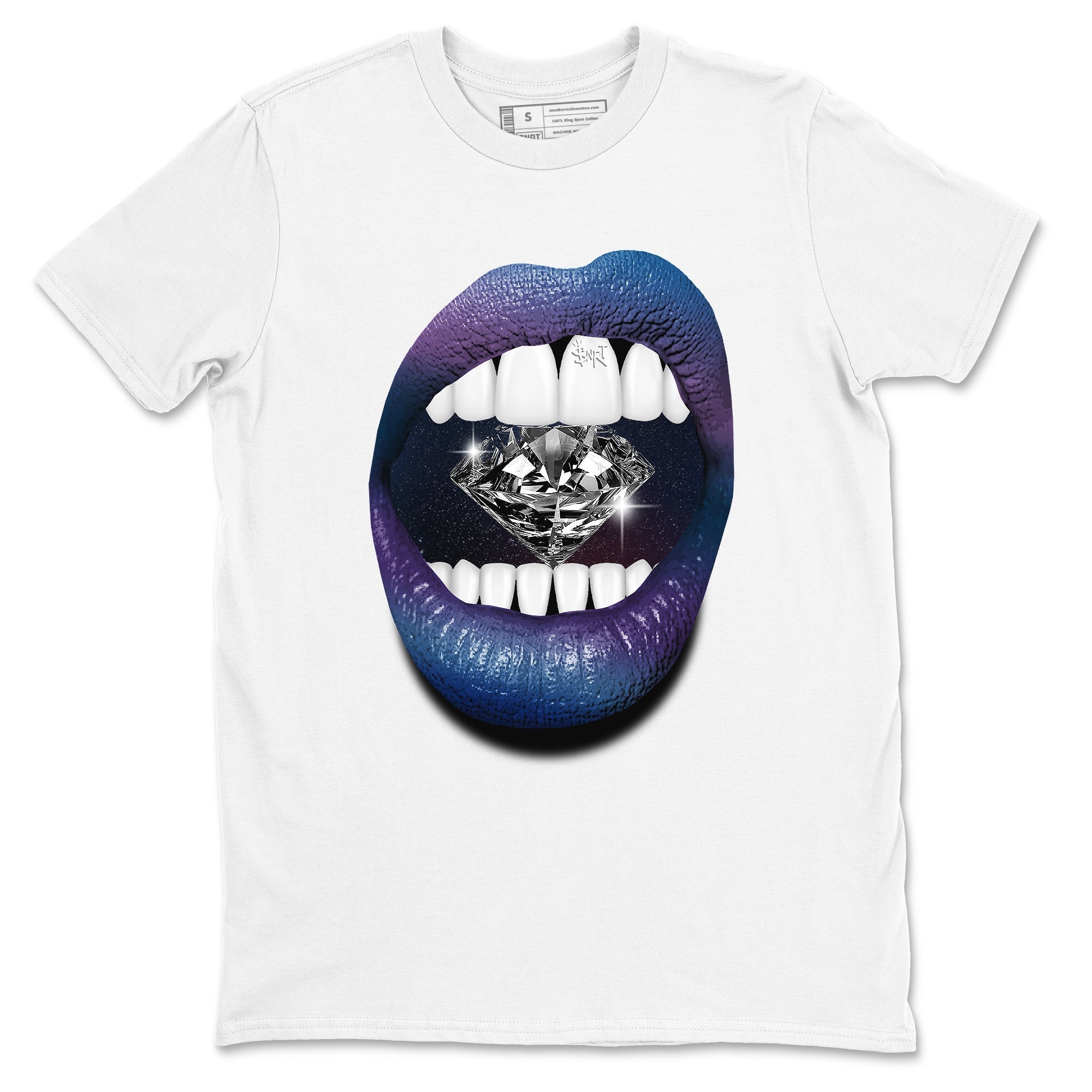 Lips Diamond snkmatch Tees - Air Foamposite One Galaxy