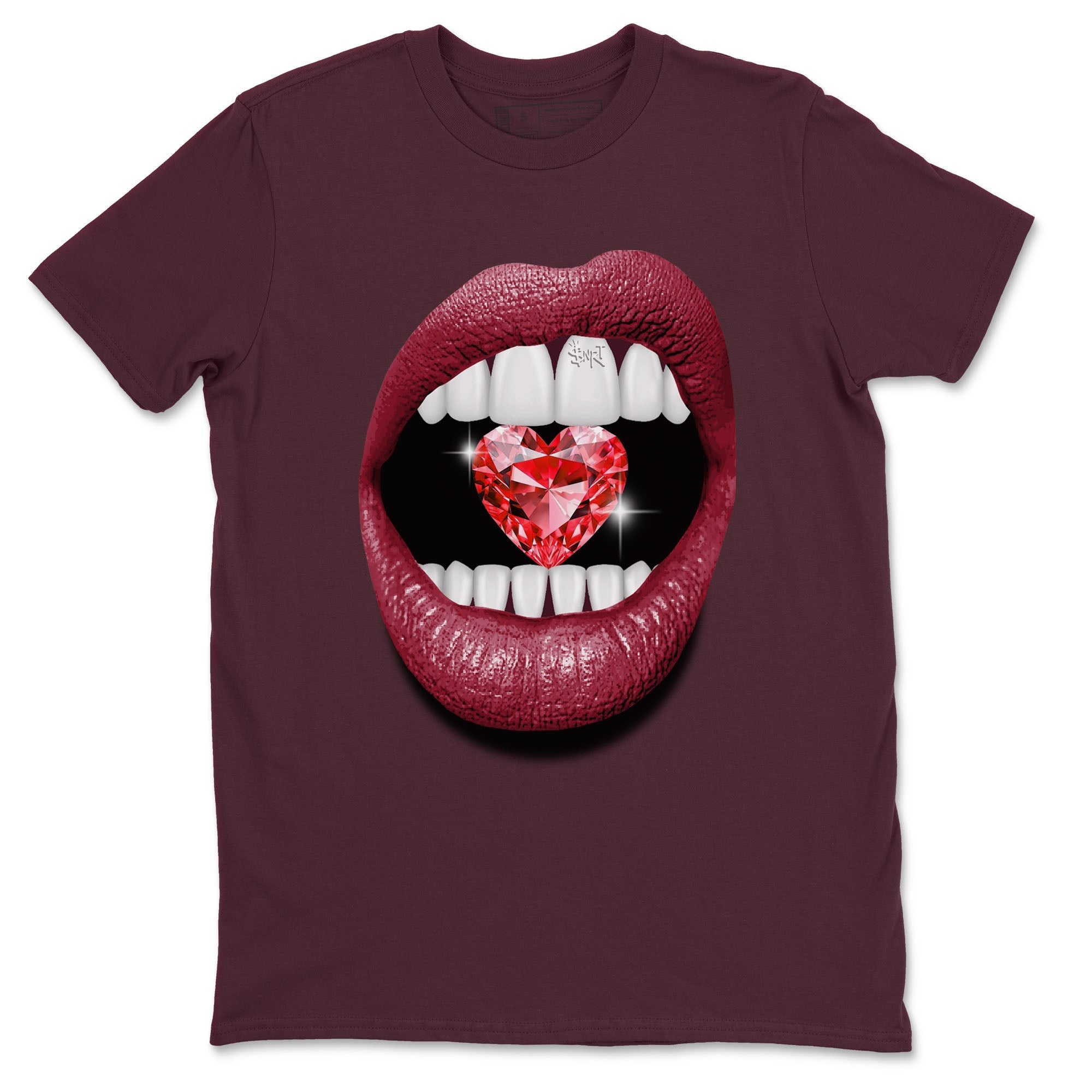 Lips Diamond snkmatch Tees - Air Force 1 Layers Of Love