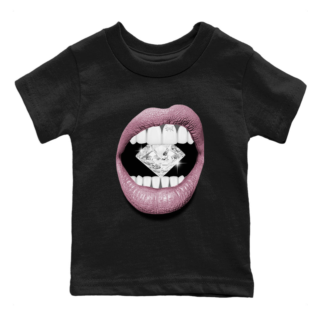 Lips Diamond snkmatch Tee Kids - Air Jordan 1 Mauve
