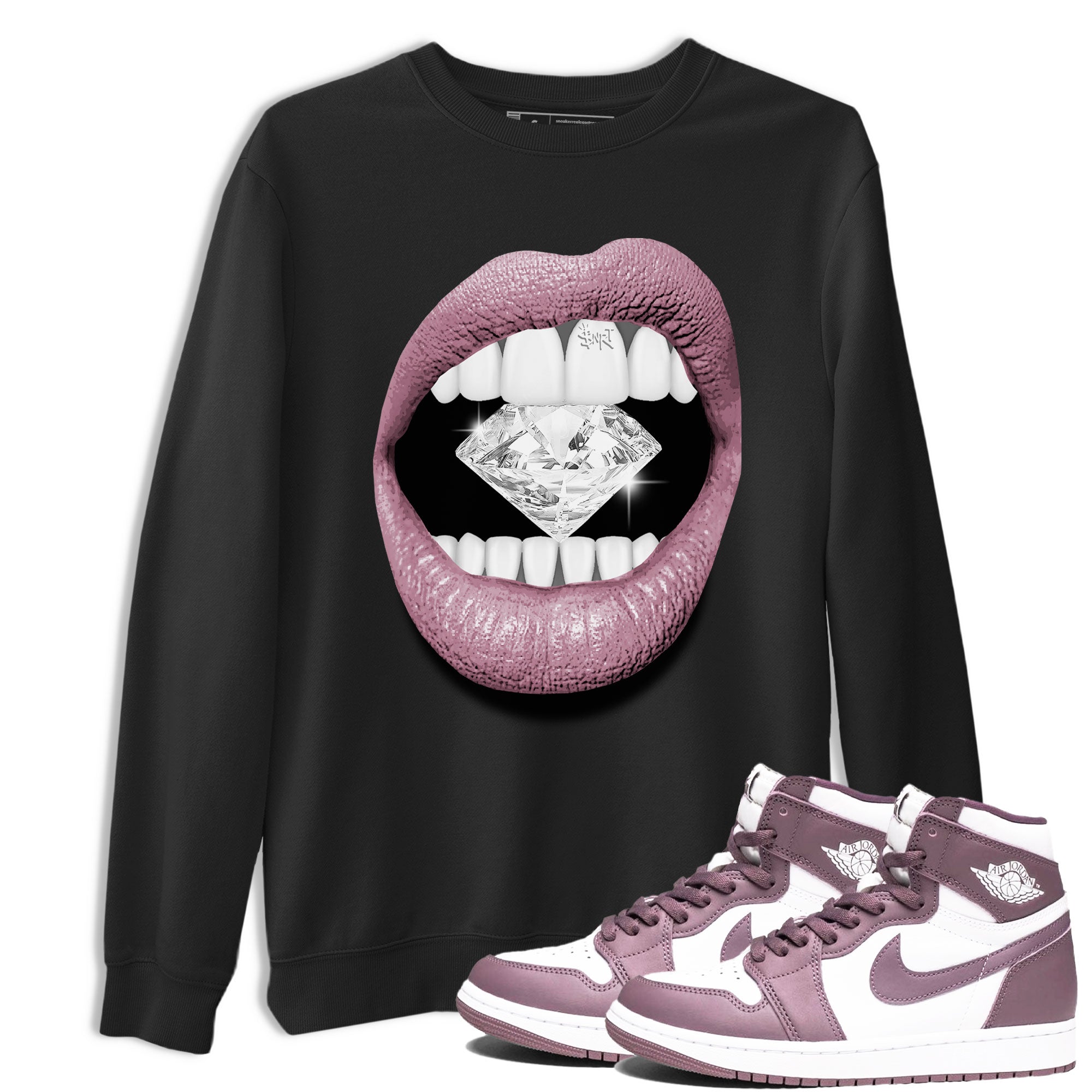 Lips Diamond snkmatch Tee - Air Jordan 1 Mauve