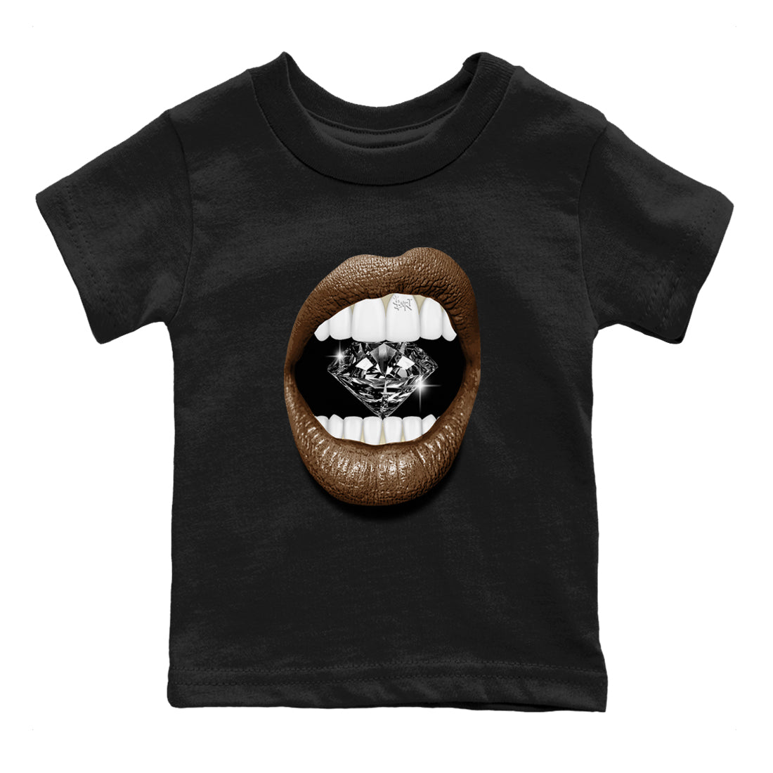 Lips Diamond snkmatch Tees Kids - Air Jordan 1 Mocha