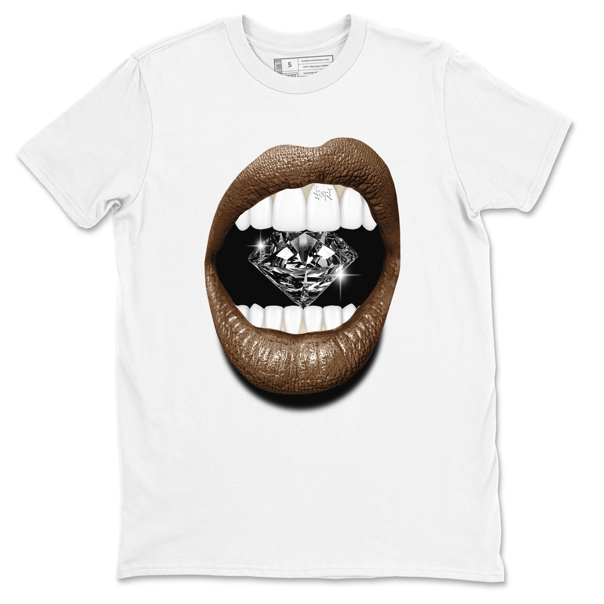 Lips Diamond snkmatch Tees - Air Jordan 1 Mocha