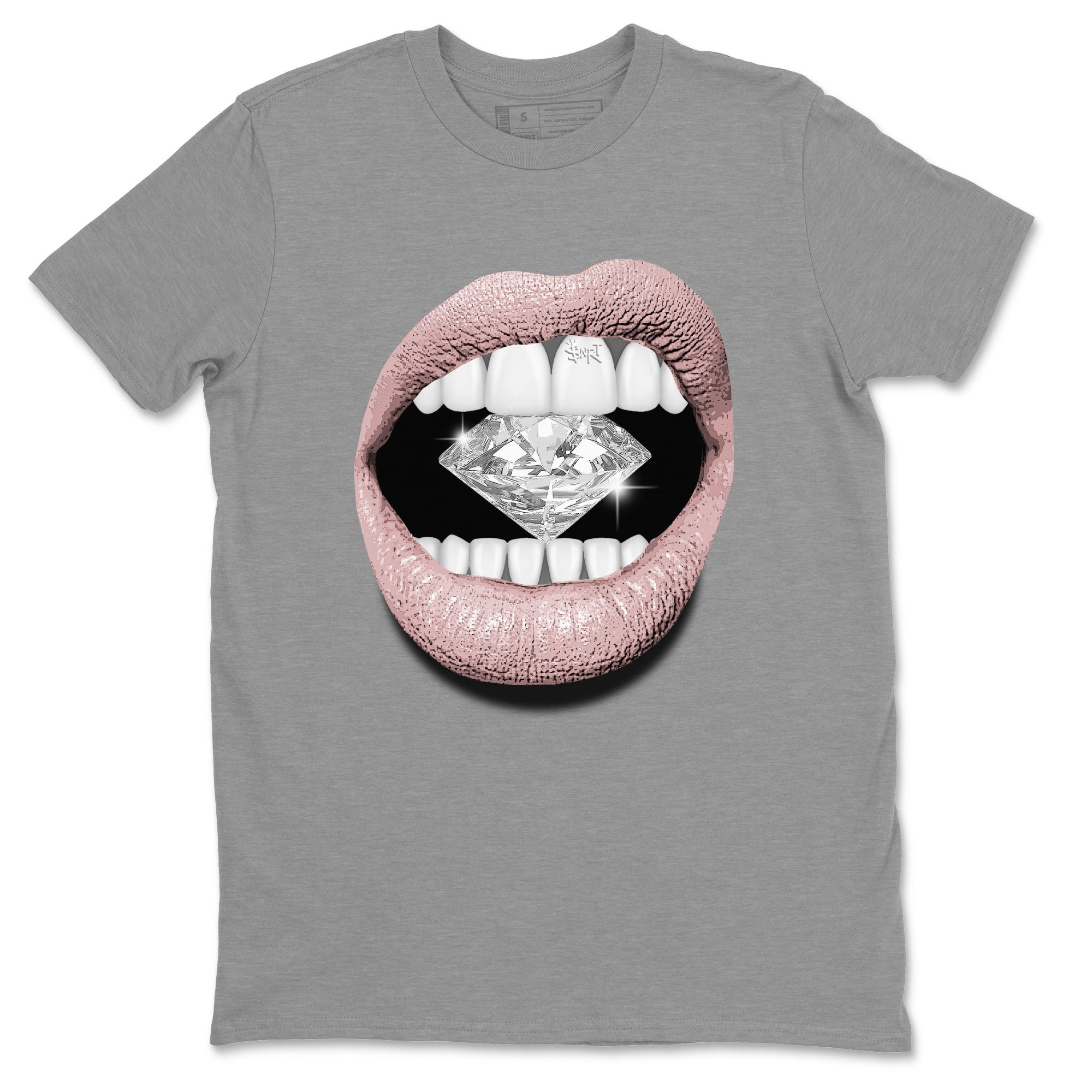 Lips Diamond Unisex Tops - Air Jordan 1 Washed Pink