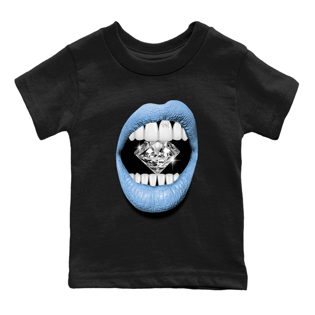 Lips Diamond snkmatch Tees Kids - Air Jordan 11 Legend Blue
