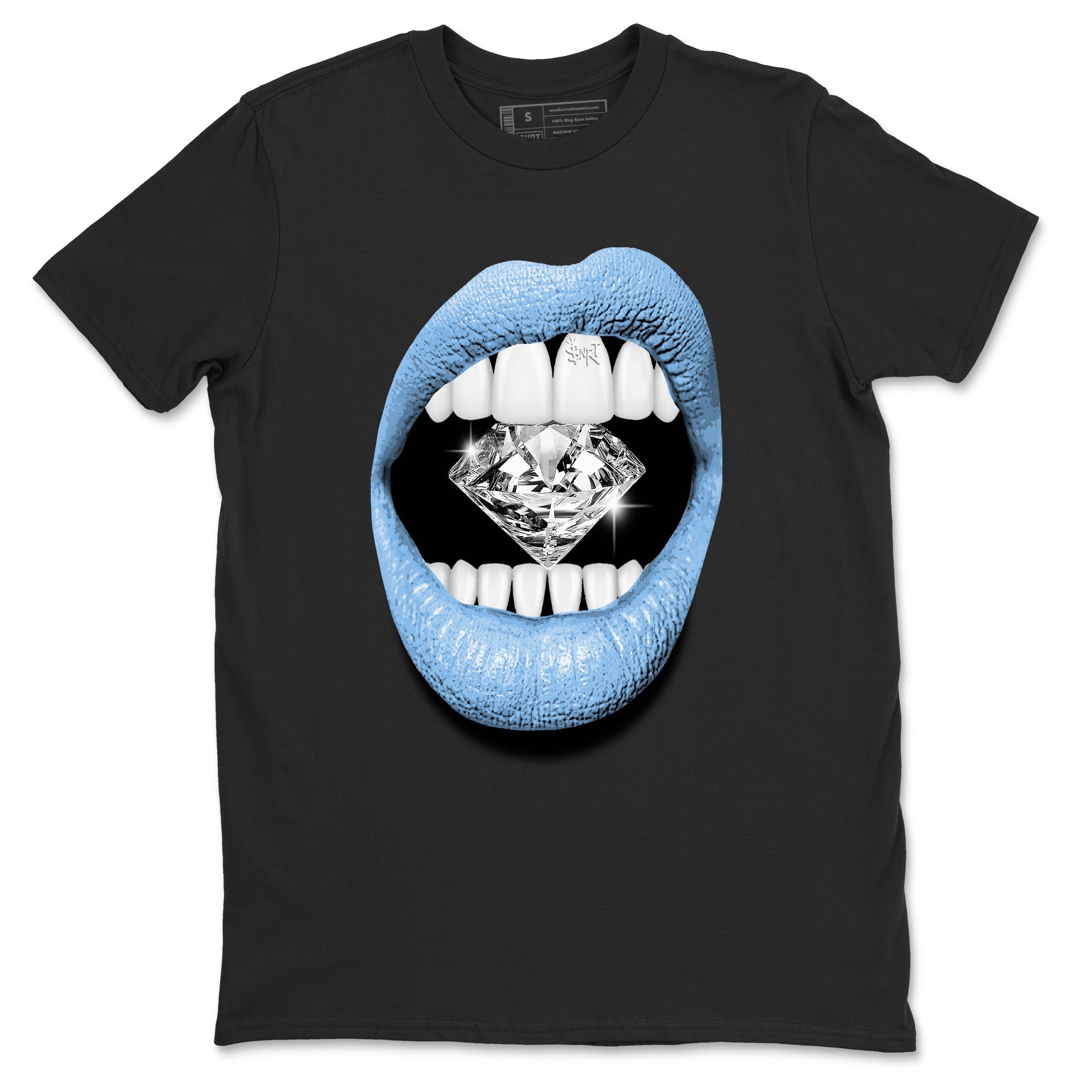 Lips Diamond snkmatch Tees - Air Jordan 11 Legend Blue