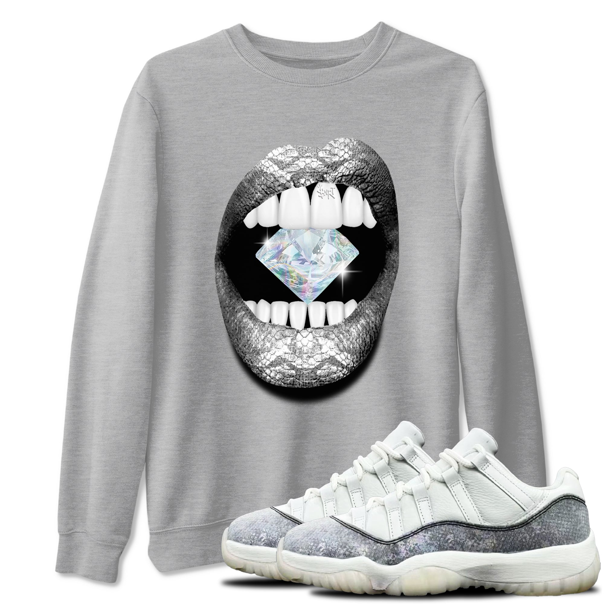 Lips Diamond snkmatch Tees - Air Jordan 11 Year Of The Snake