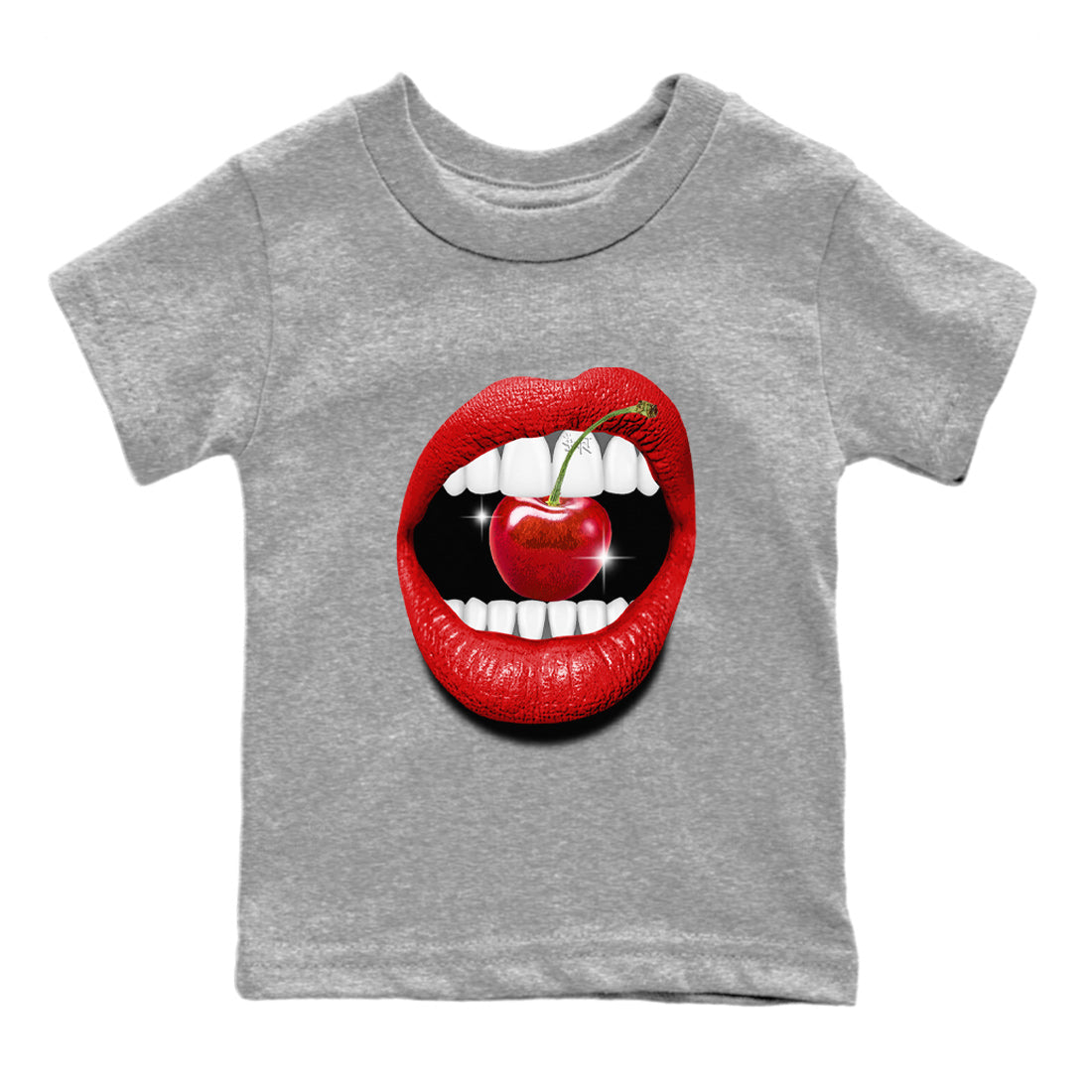 Lips Diamond Kids Tops - Air Jordan 12 Cherry