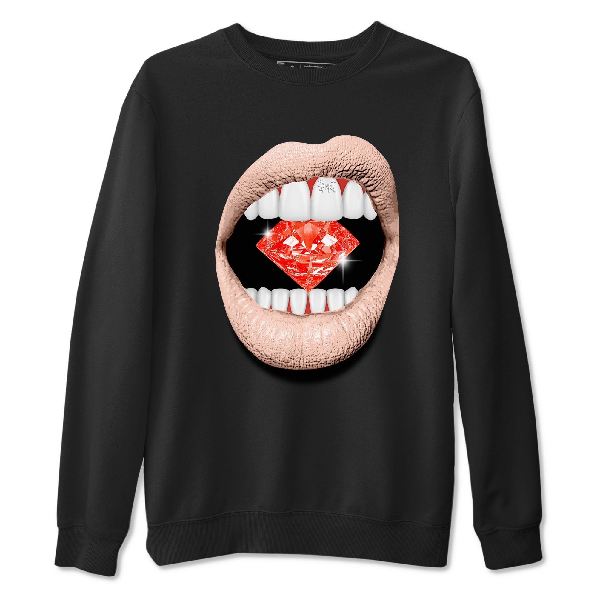 Lips Diamond snkmatch Tees - Air Jordan 13 Dune Red