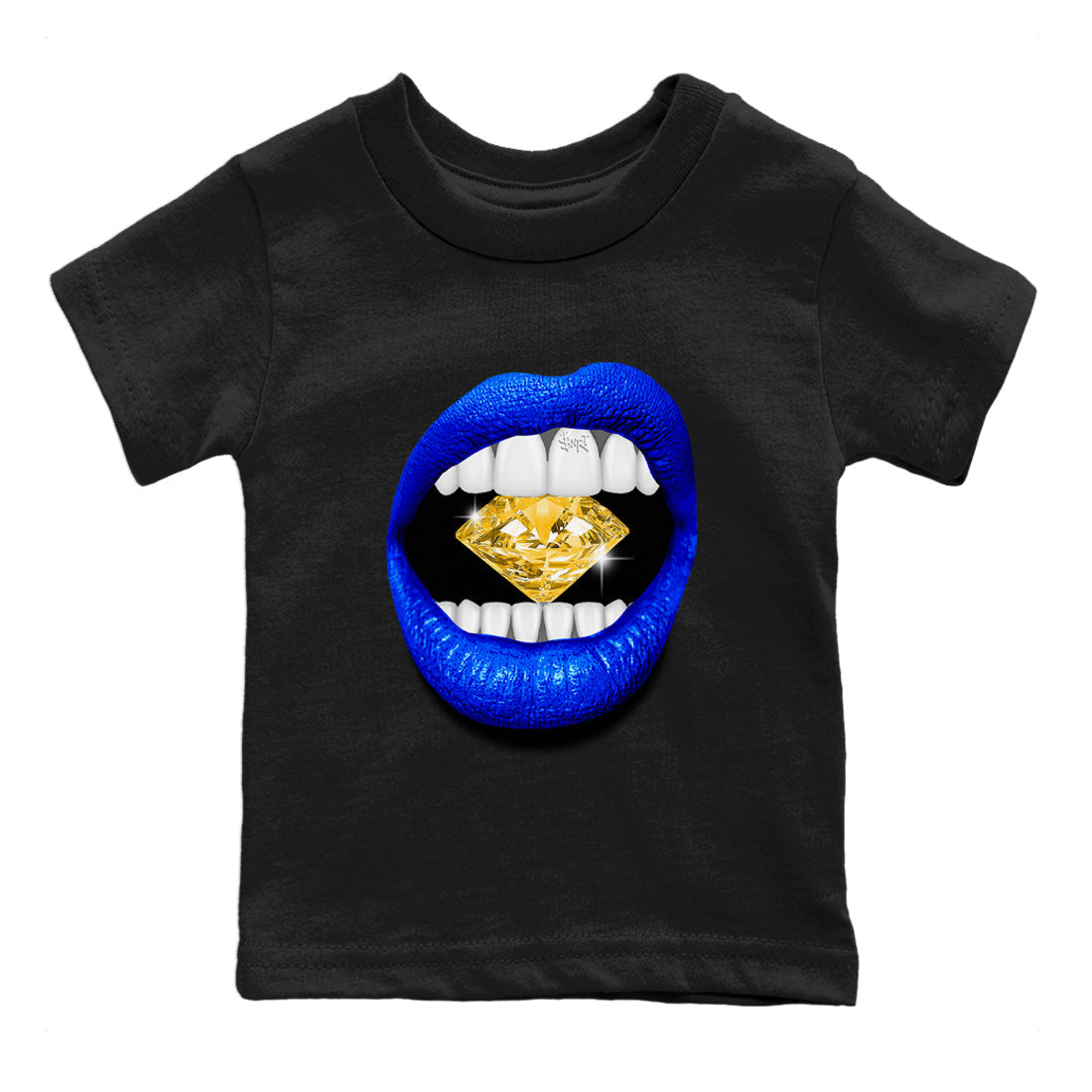 Lips Diamond Kids Tops - Air Jordan 14 Laney
