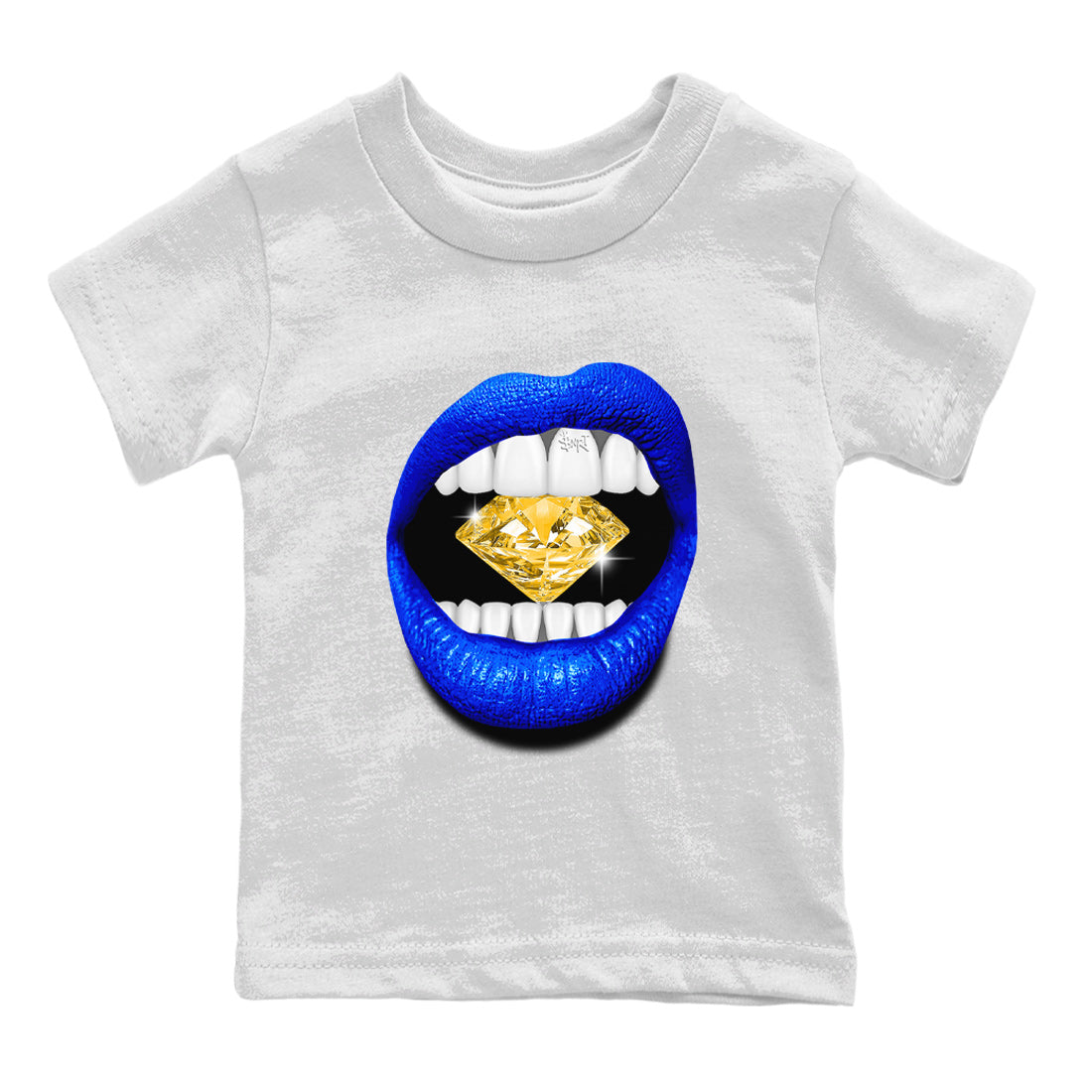 Lips Diamond Kids Tops - Air Jordan 14 Laney