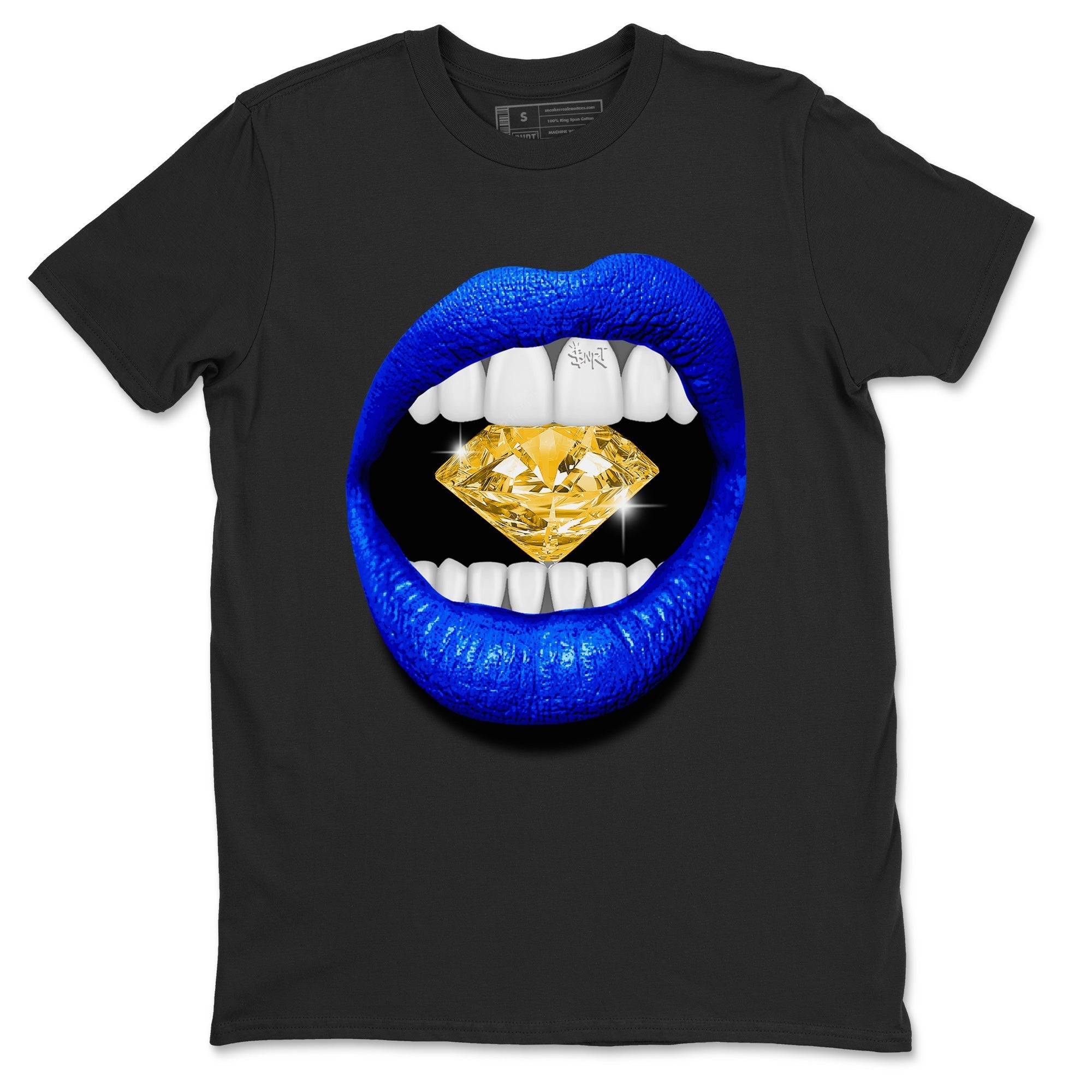 Lips Diamond Unisex Tops - Air Jordan 14 Laney