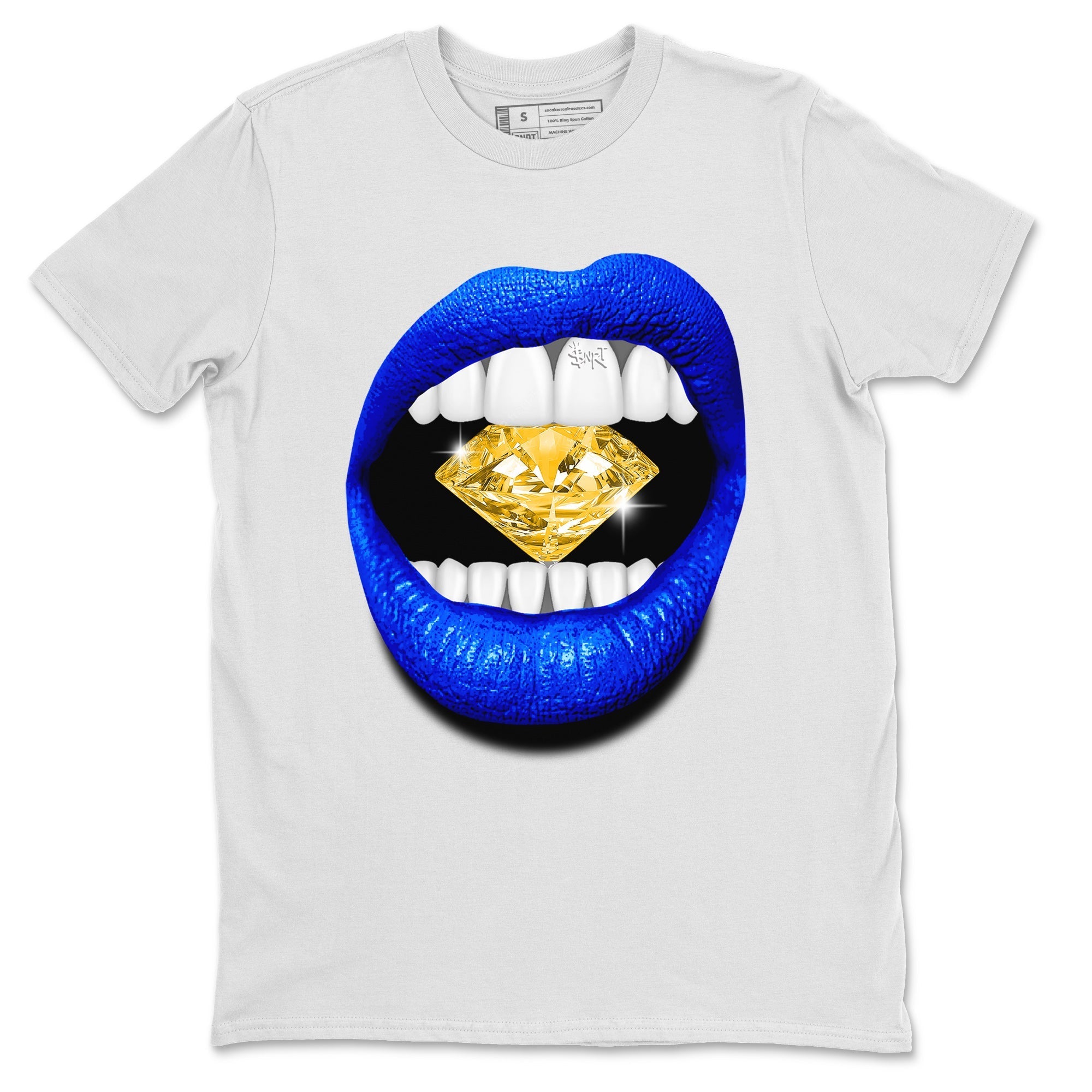 Lips Diamond Unisex Tops - Air Jordan 14 Laney
