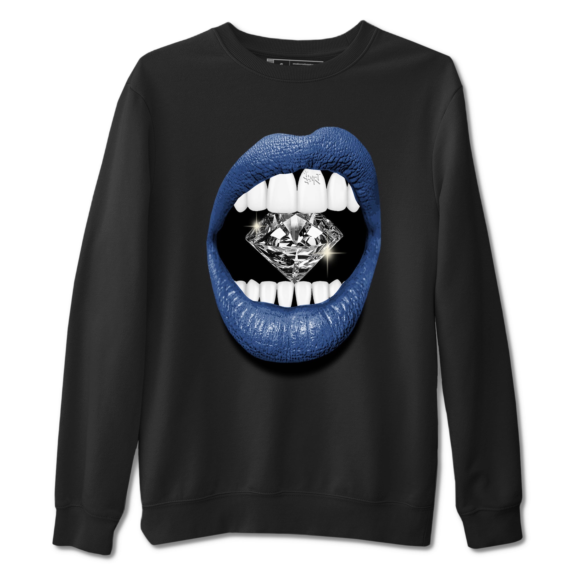 Lips Diamond snkmatch Tees - Air Jordan 3 A Ma Maniere x Diffused Blue