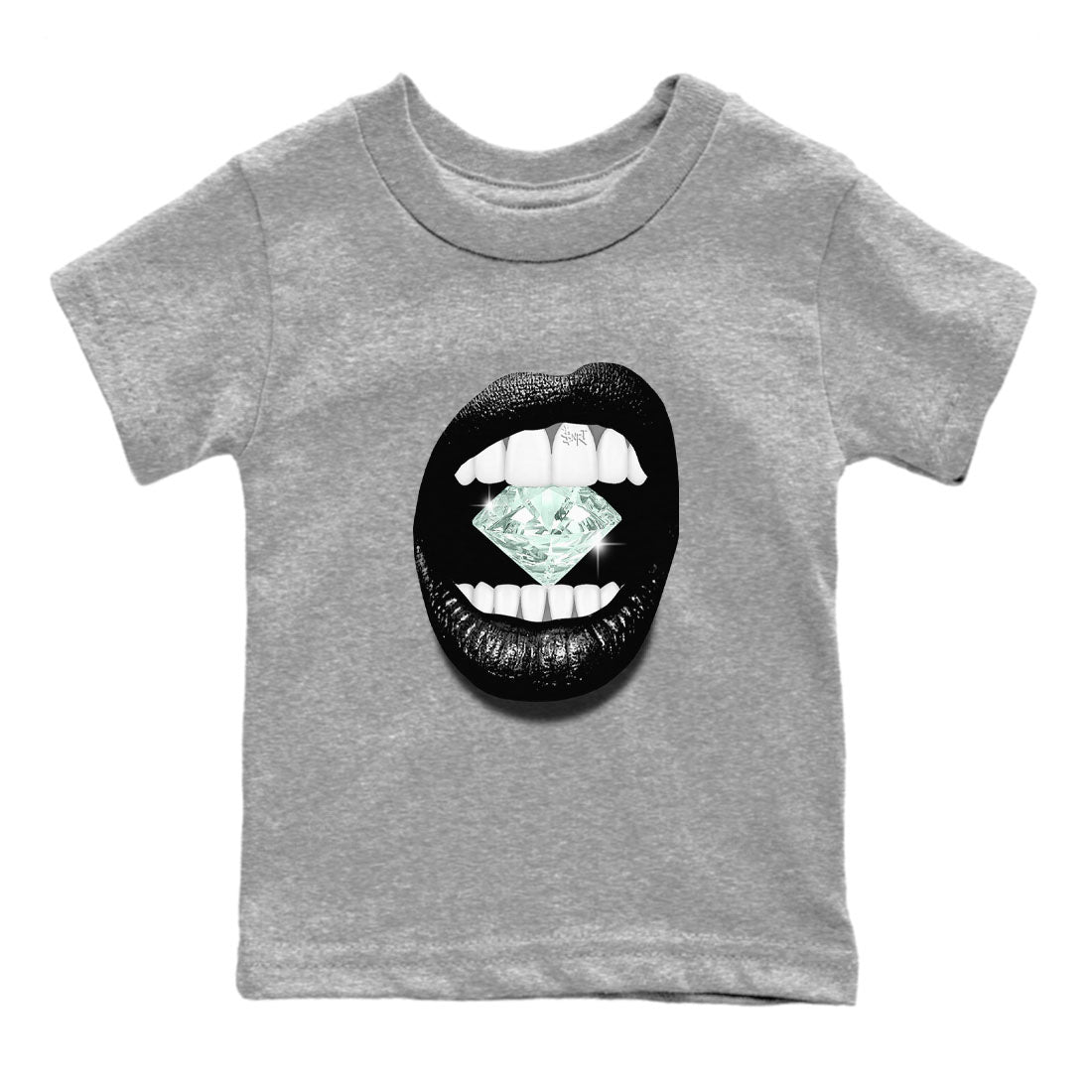 Lips Diamond snkmatch Tees Kids - Air Jordan 3 Green Glow