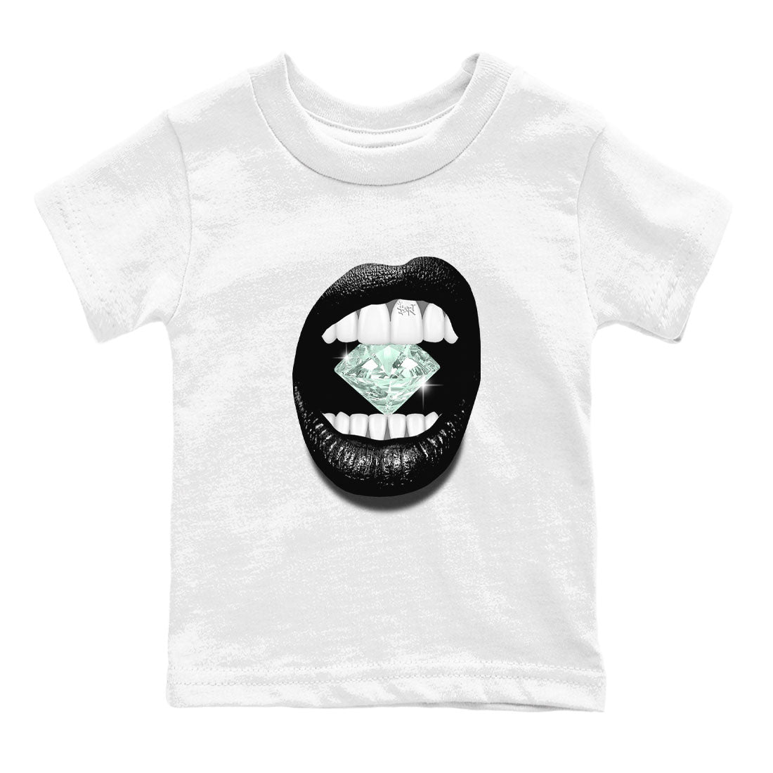 Lips Diamond snkmatch Tees Kids - Air Jordan 3 Green Glow