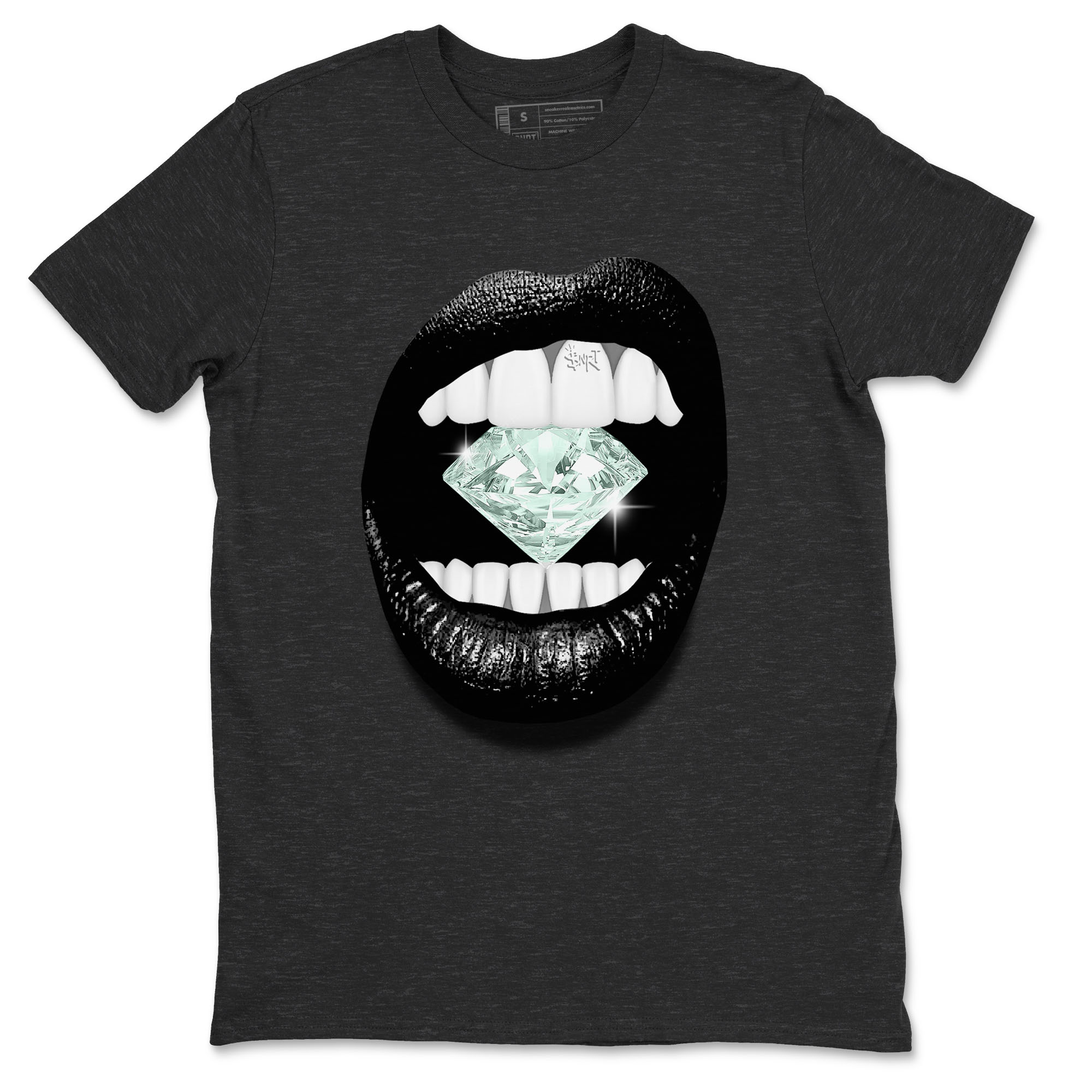 Lips Diamond snkmatch Tees - Air Jordan 3 Green Glow
