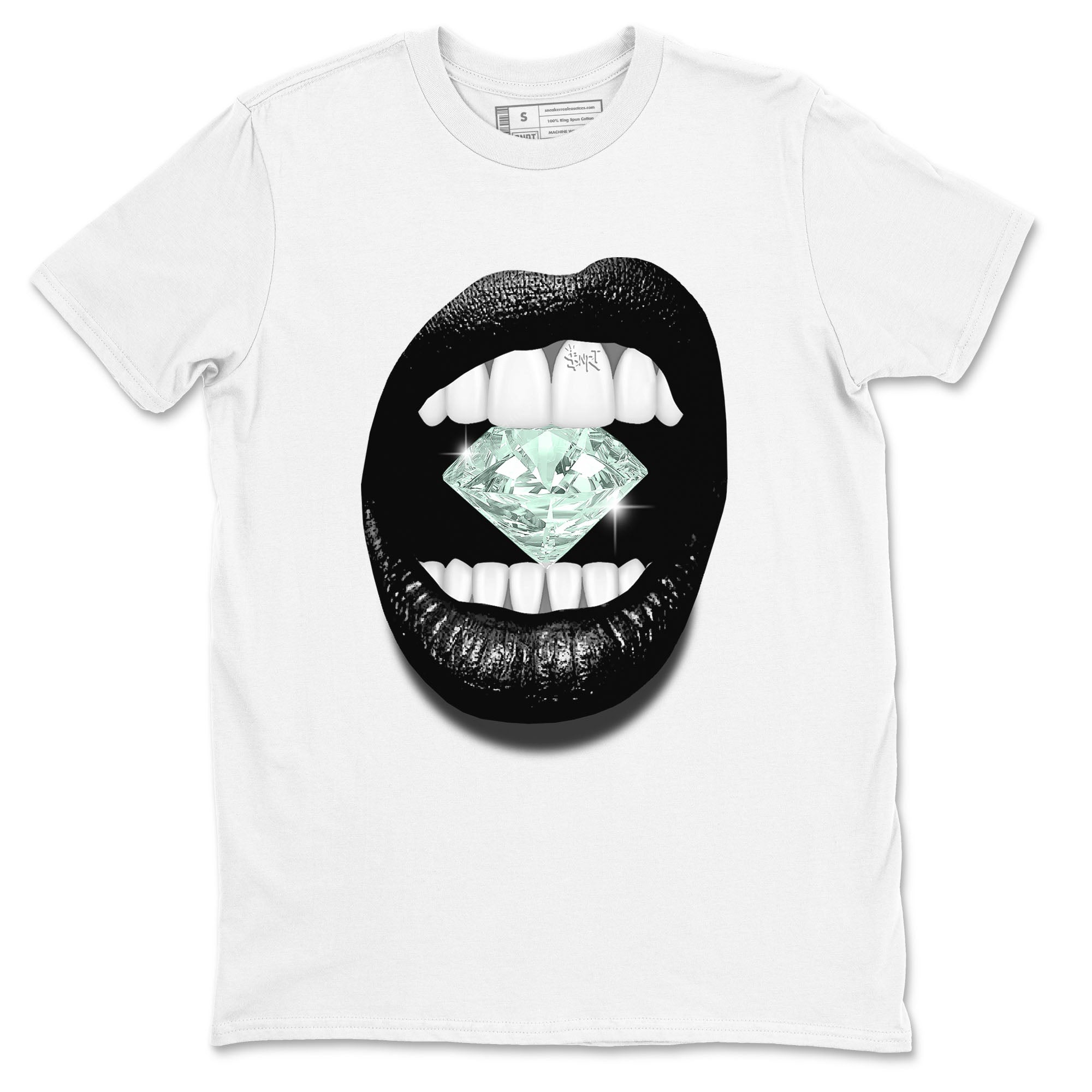 Lips Diamond snkmatch Tees - Air Jordan 3 Green Glow