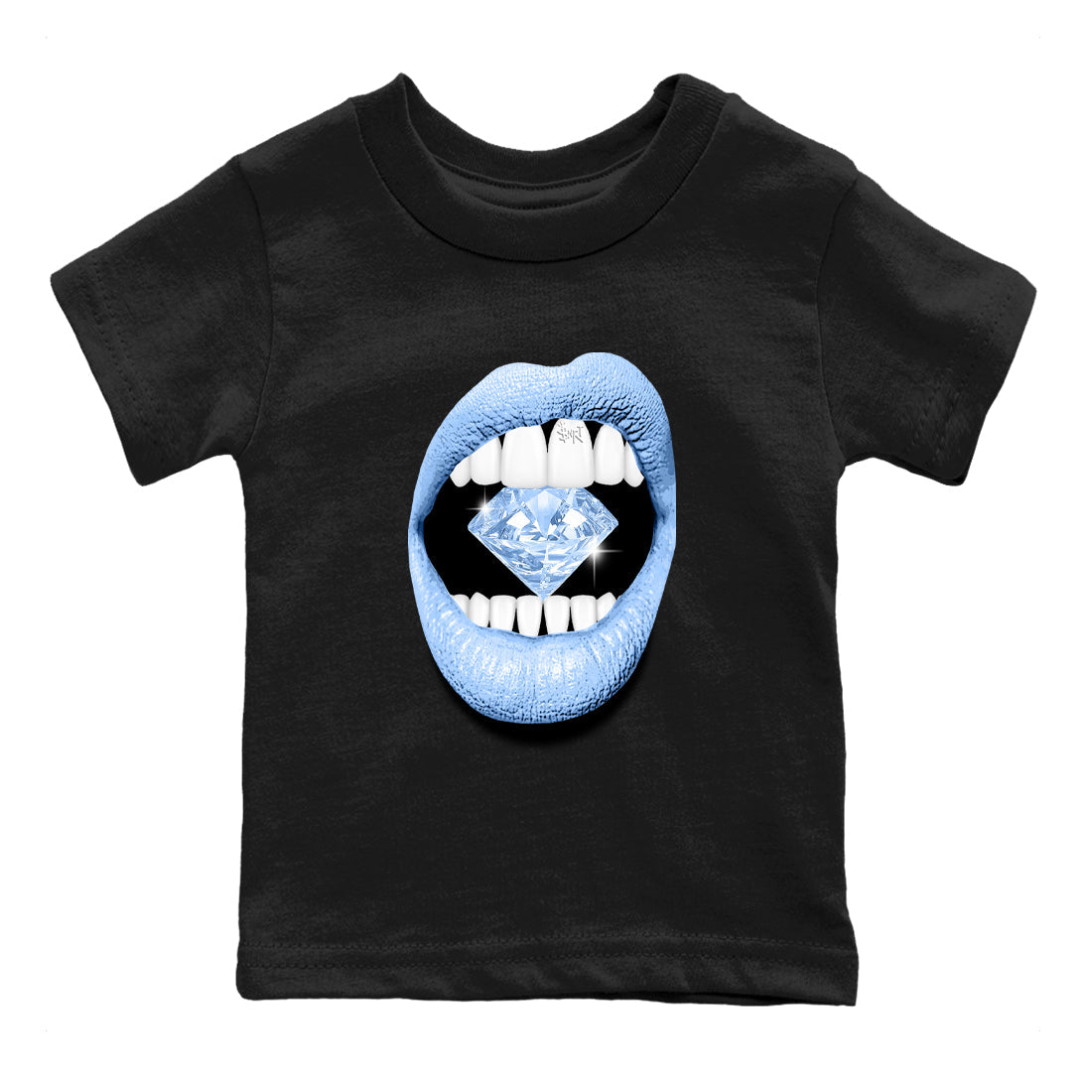 Lips Diamond snkmatch Tees Kids - Air Jordan 4 Forget Me Not