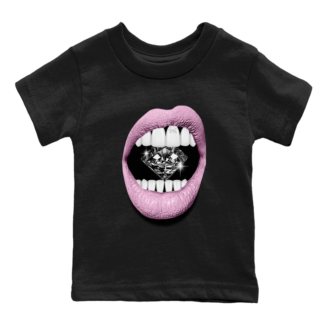 Lips Diamond snkmatch Tees Kids - Air Jordan 4 Orchid