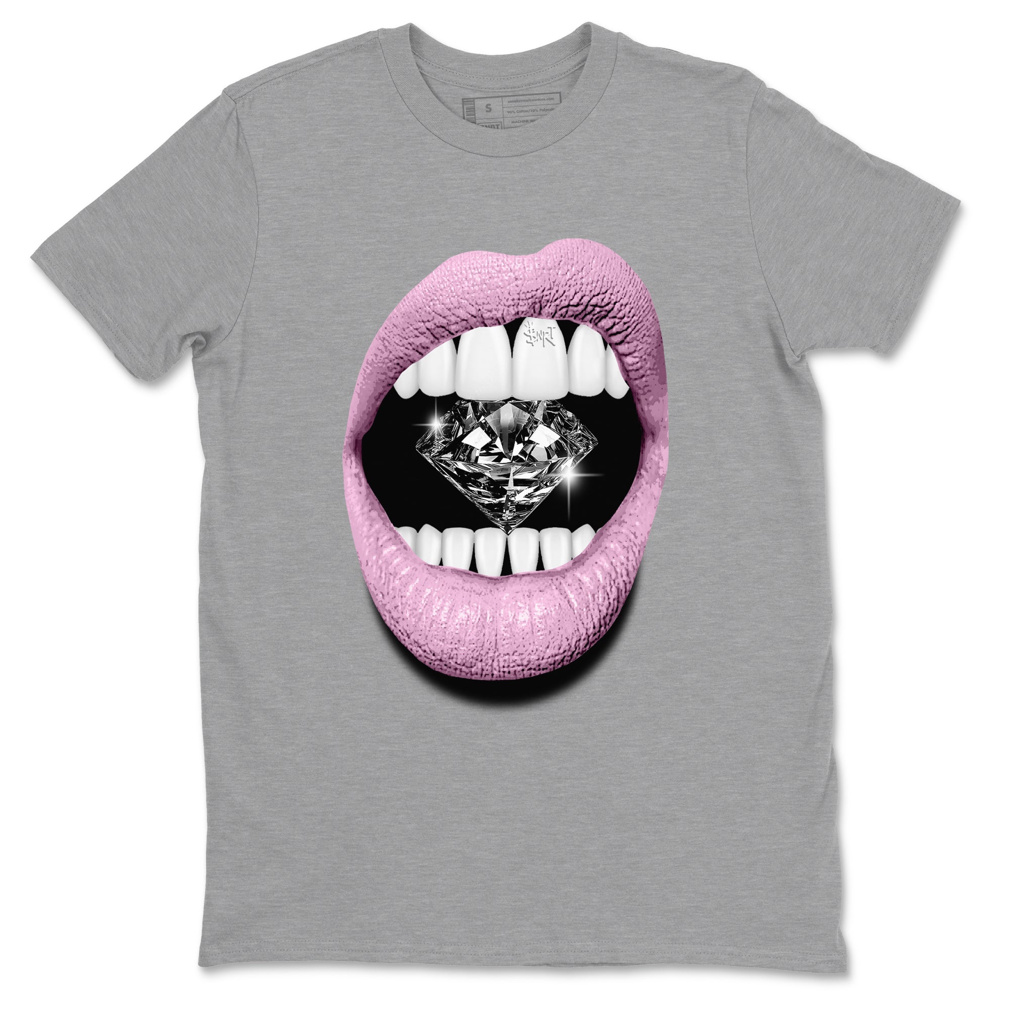 Lips Diamond snkmatch Tees - Air Jordan 4 Orchid