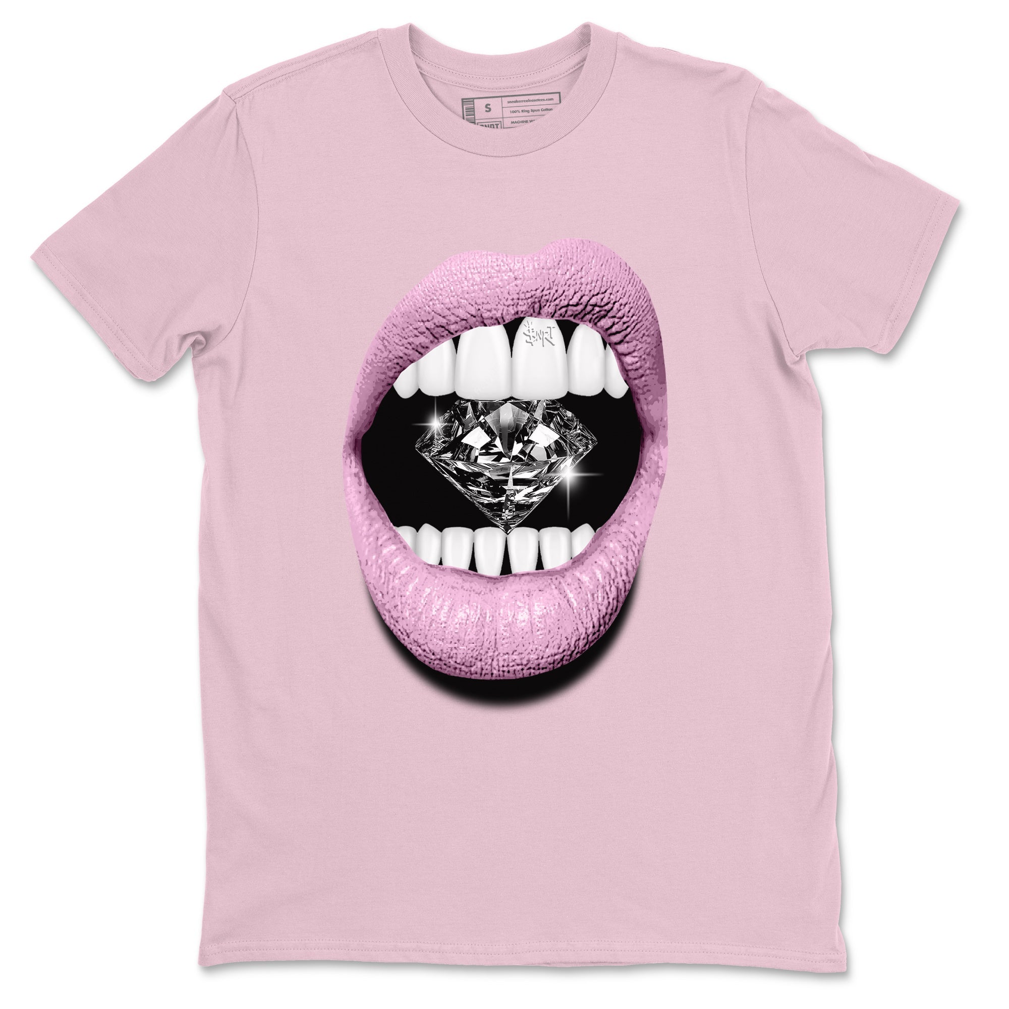Lips Diamond snkmatch Tees - Air Jordan 4 Orchid