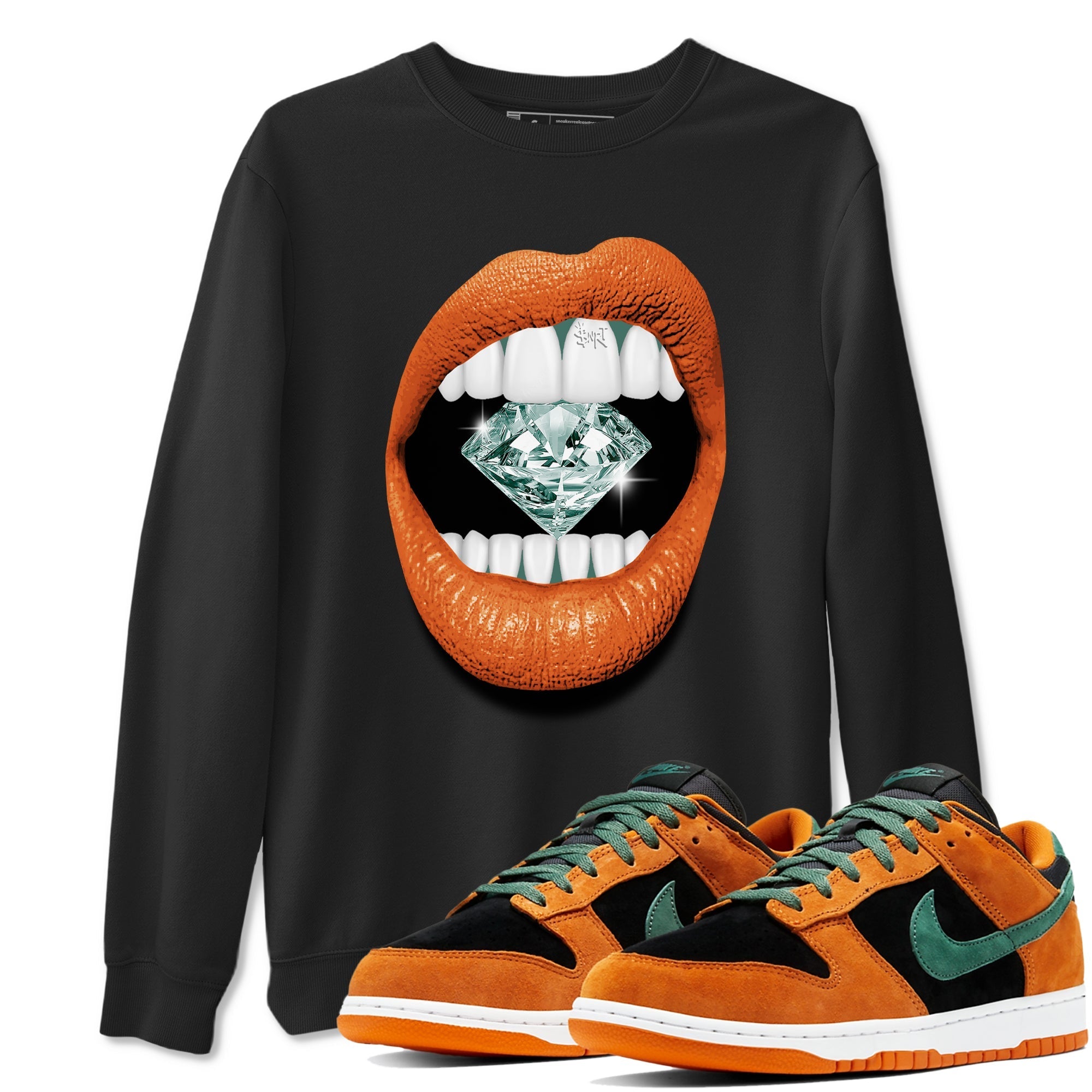 Lips Diamond snkmatch Tees - Dunk Ceramic