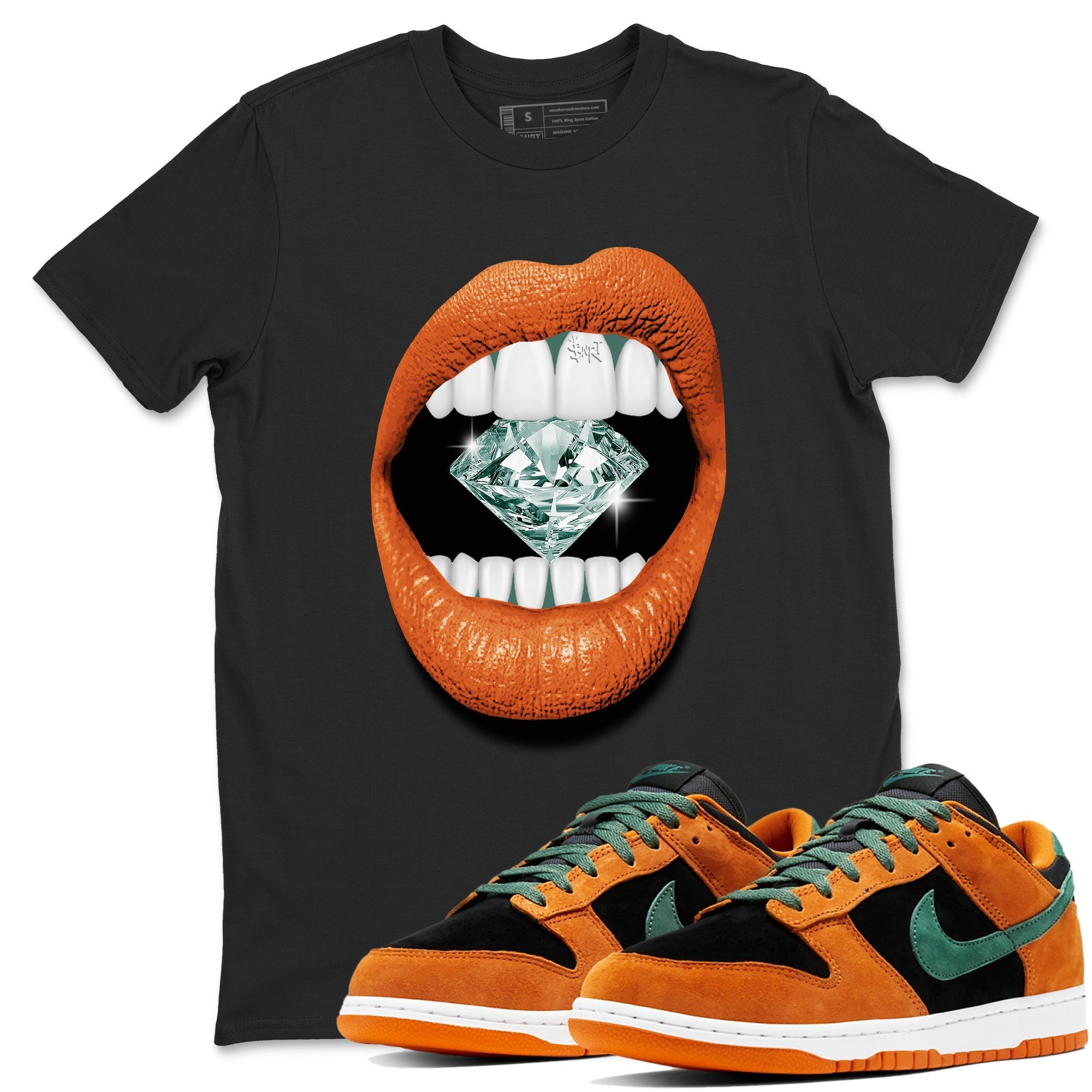 Lips Diamond snkmatch Tees - Dunk Ceramic