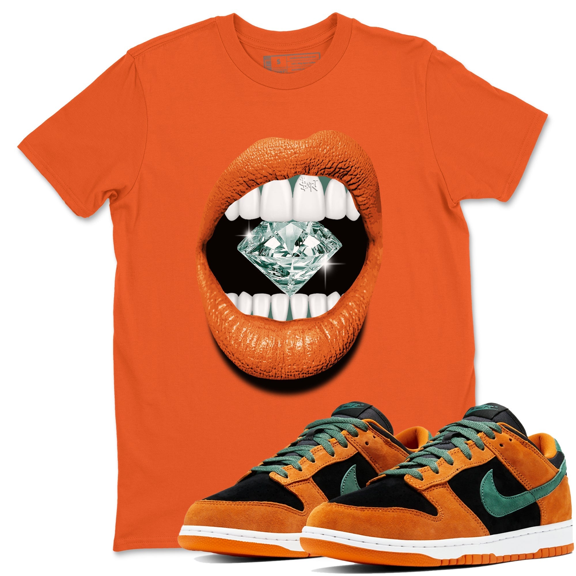 Lips Diamond snkmatch Tees - Dunk Ceramic