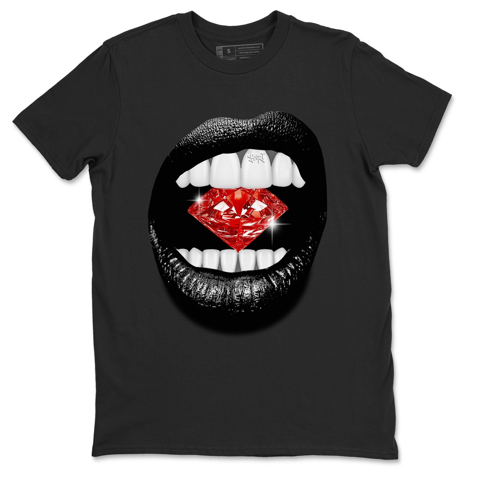 Lips Diamond snkmatch Tee - Yeezy 350 Bred