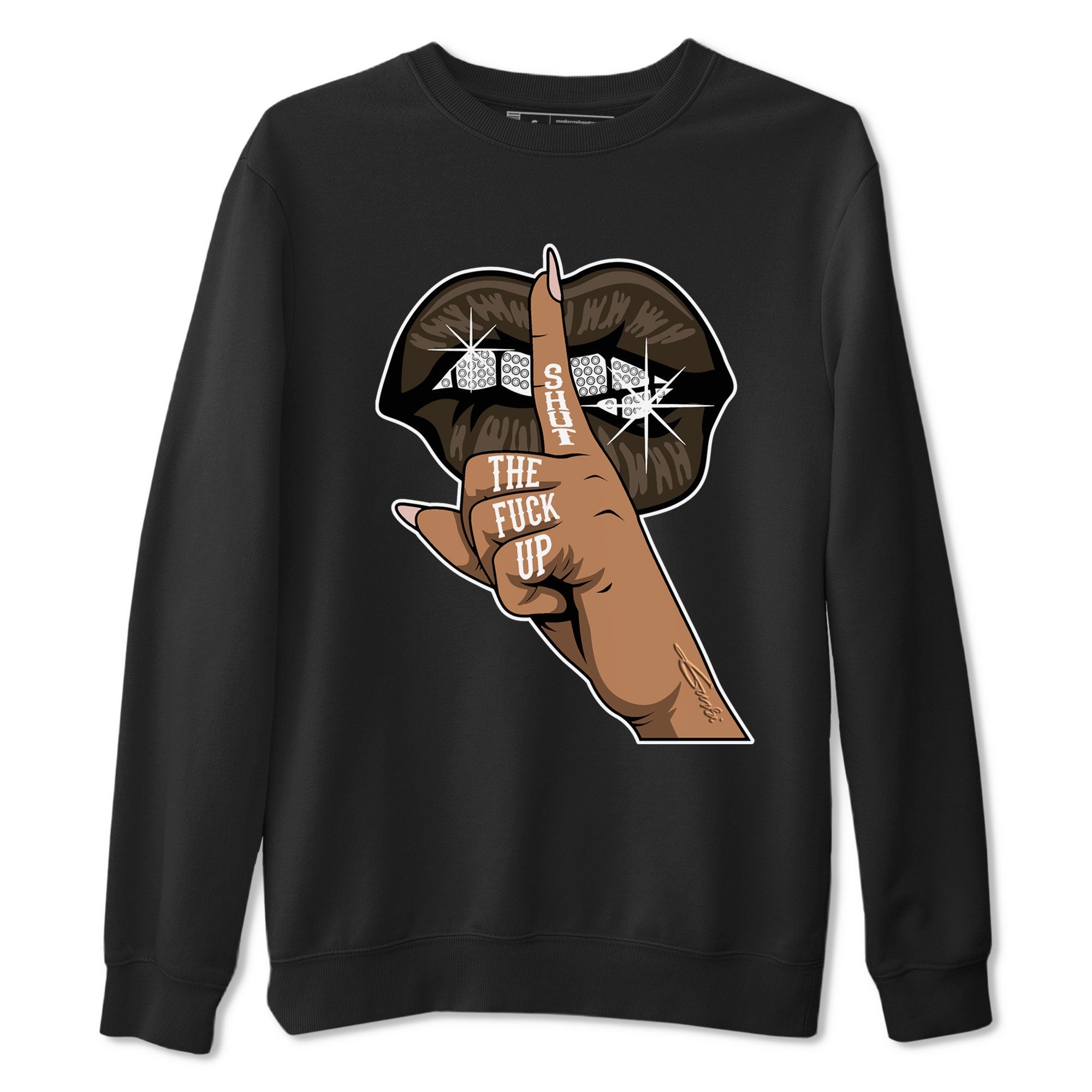 Lips Hand snkmatch Tee - Air Jordan 11 Neapolitan