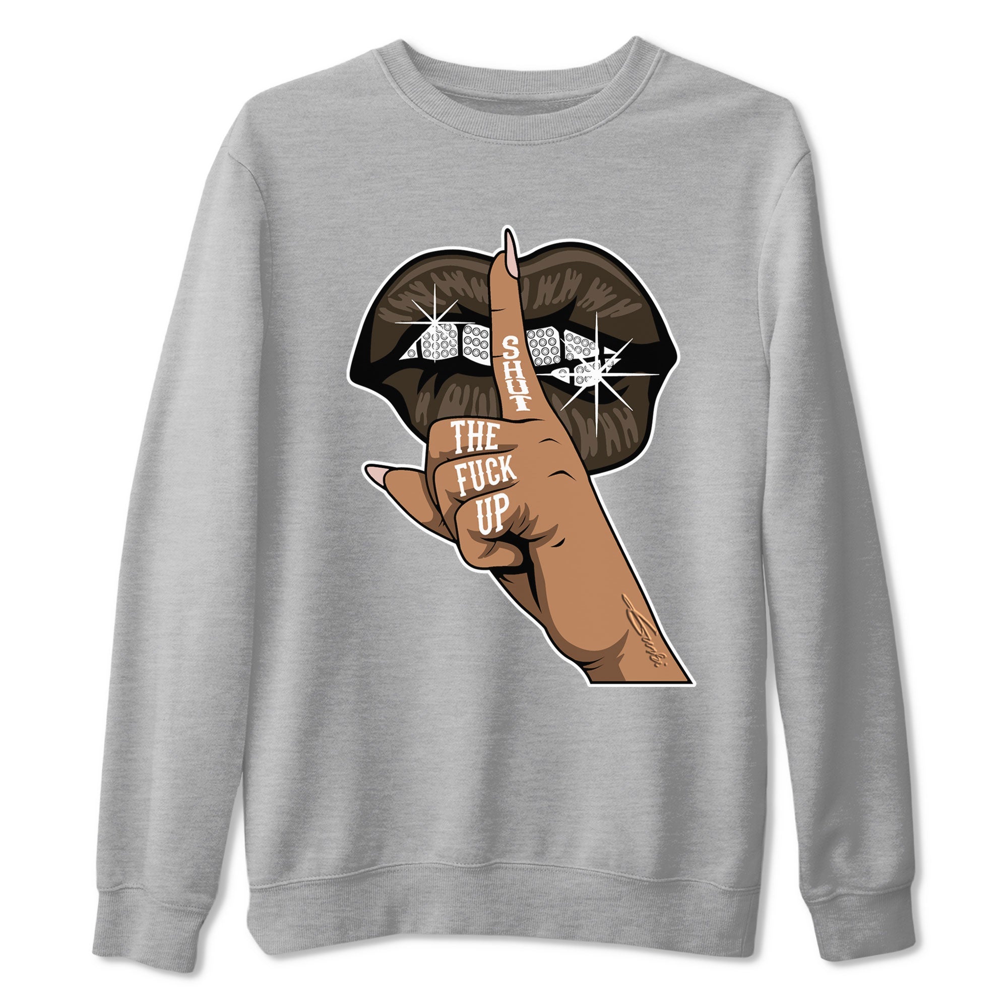 Lips Hand snkmatch Tee - Air Jordan 11 Neapolitan