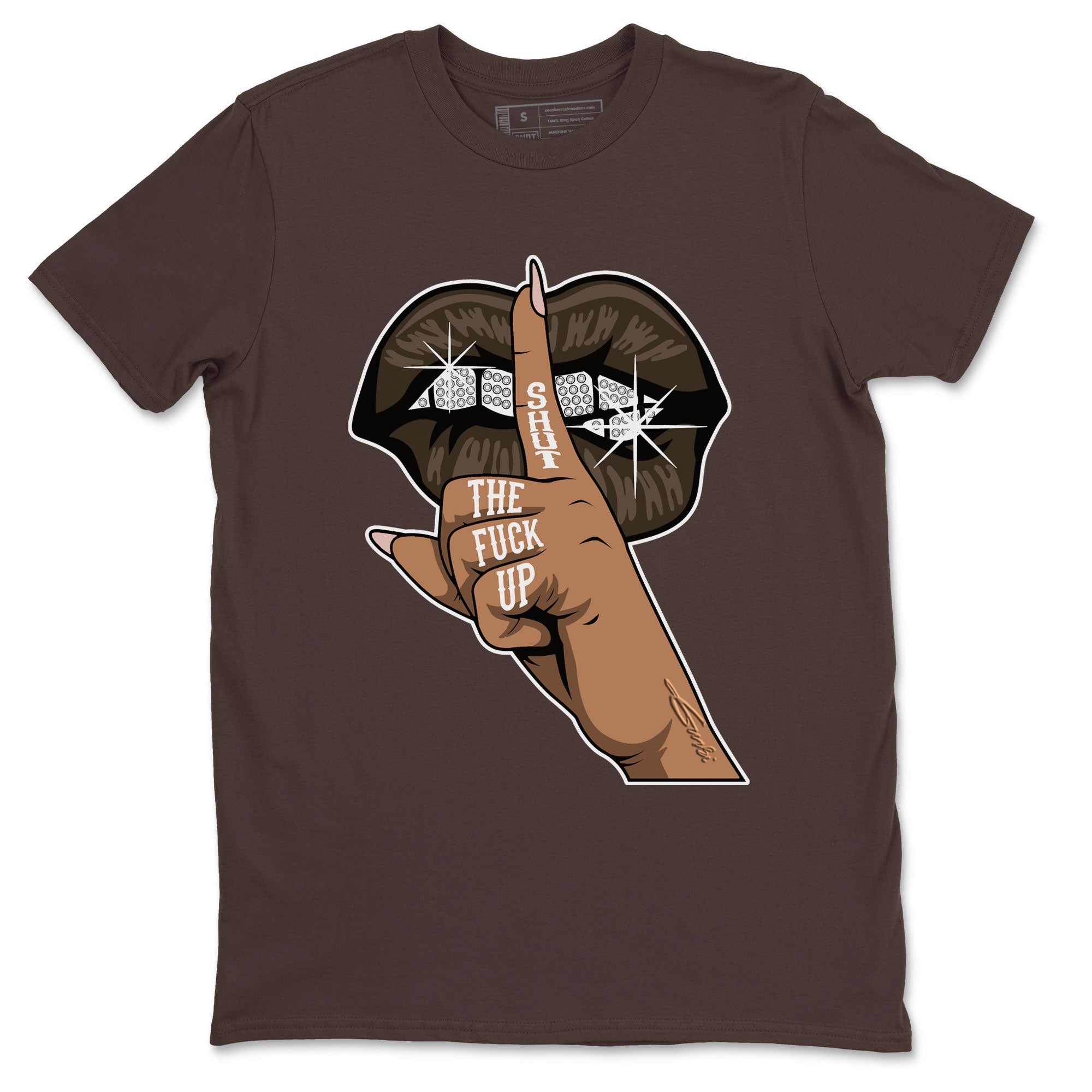 Lips Hand snkmatch Tee - Air Jordan 11 Neapolitan