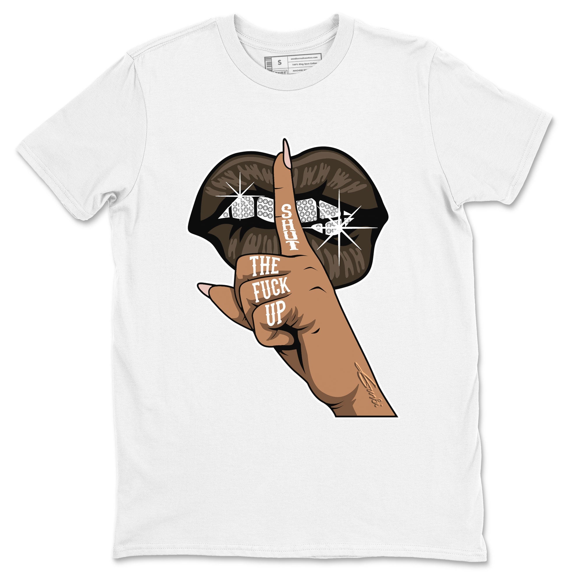 Lips Hand snkmatch Tee - Air Jordan 11 Neapolitan