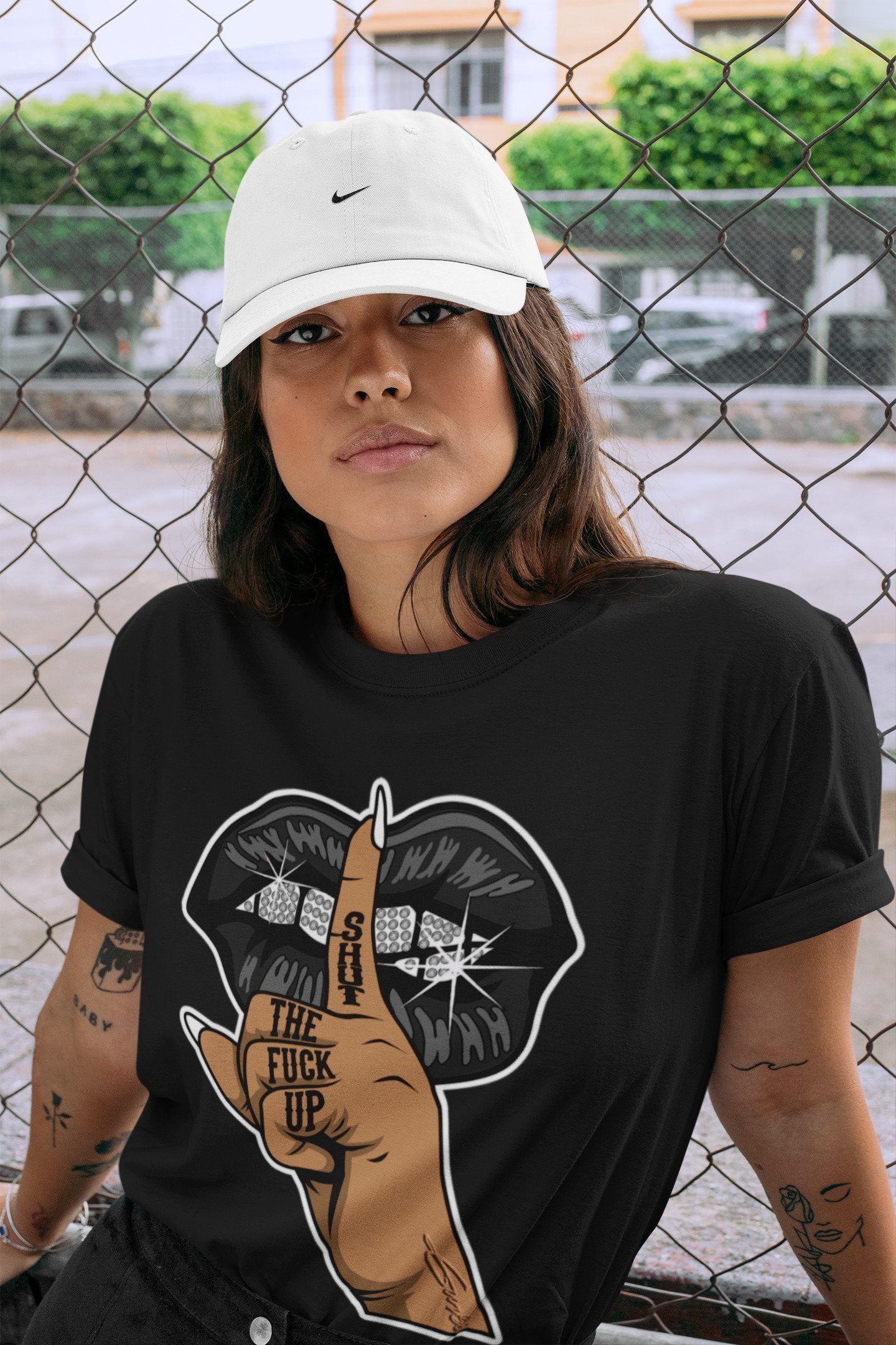 Lips Hand Unisex Tops - Air Jordan 12 Royalty