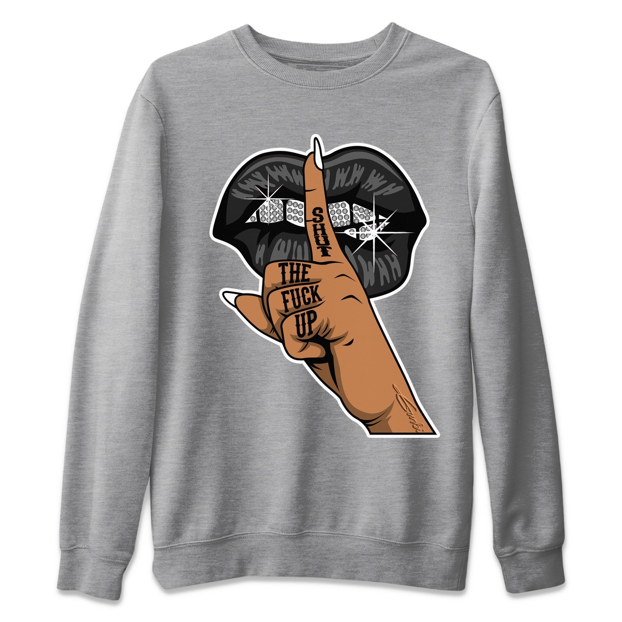 Lips Hand Unisex Tops - Air Jordan 12 Royalty