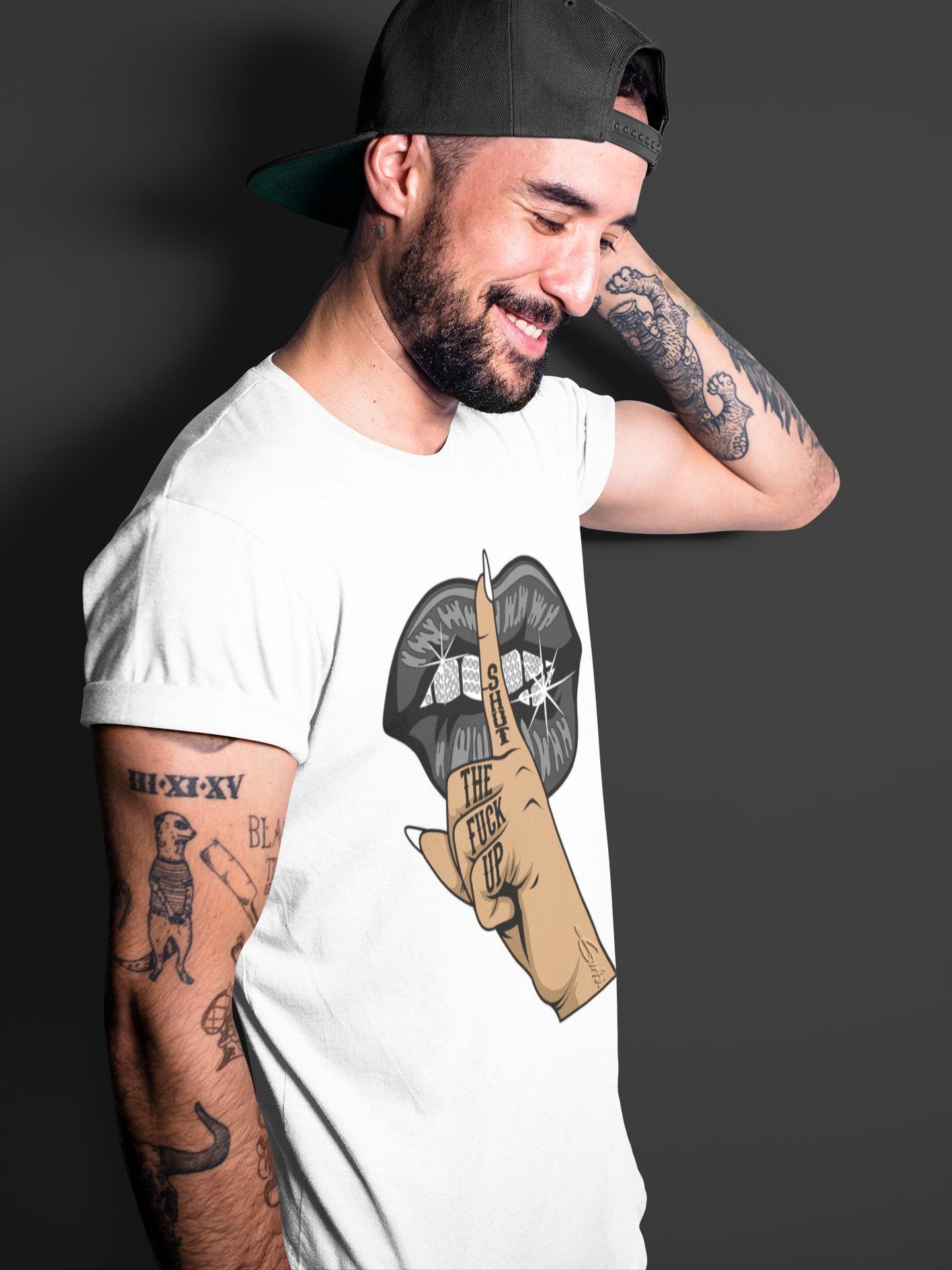 Lips Hand Unisex Tops - Air Jordan 12 Royalty