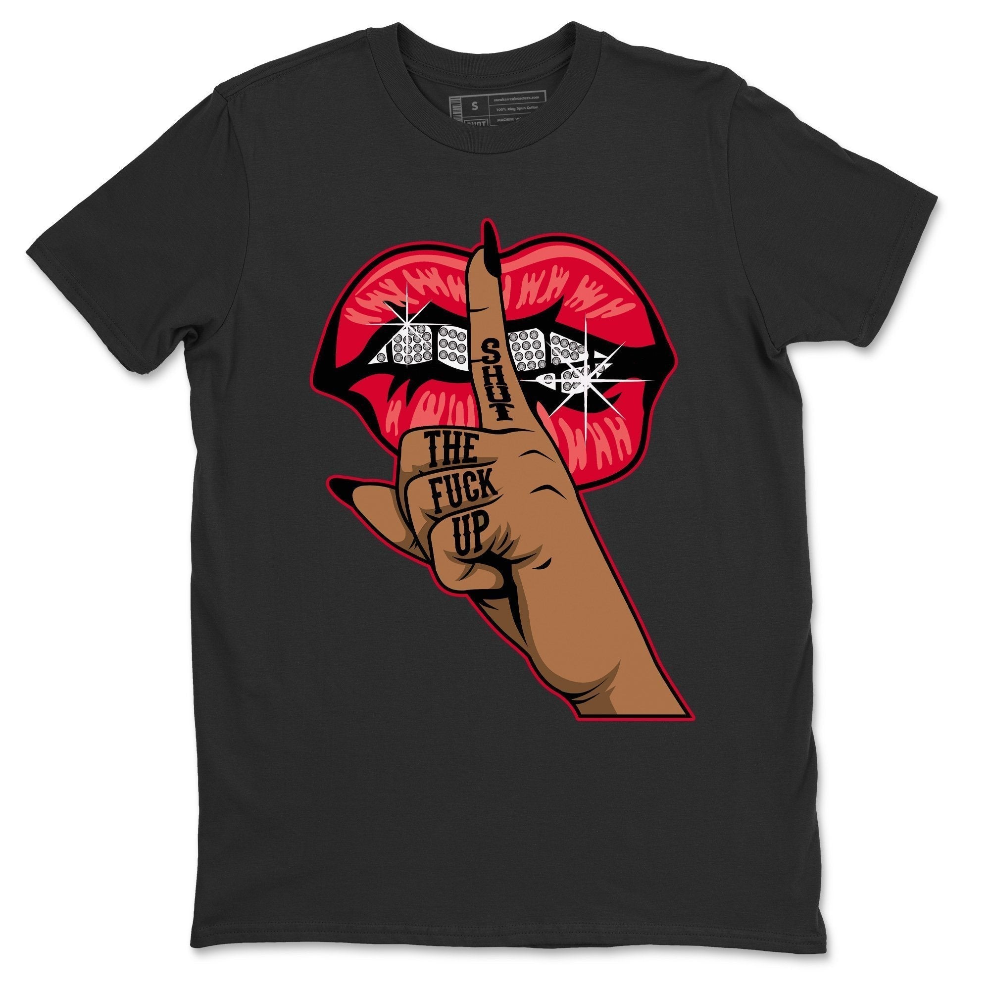 Lips Hand Unisex Tops - Air Jordan 4 Red Thunder