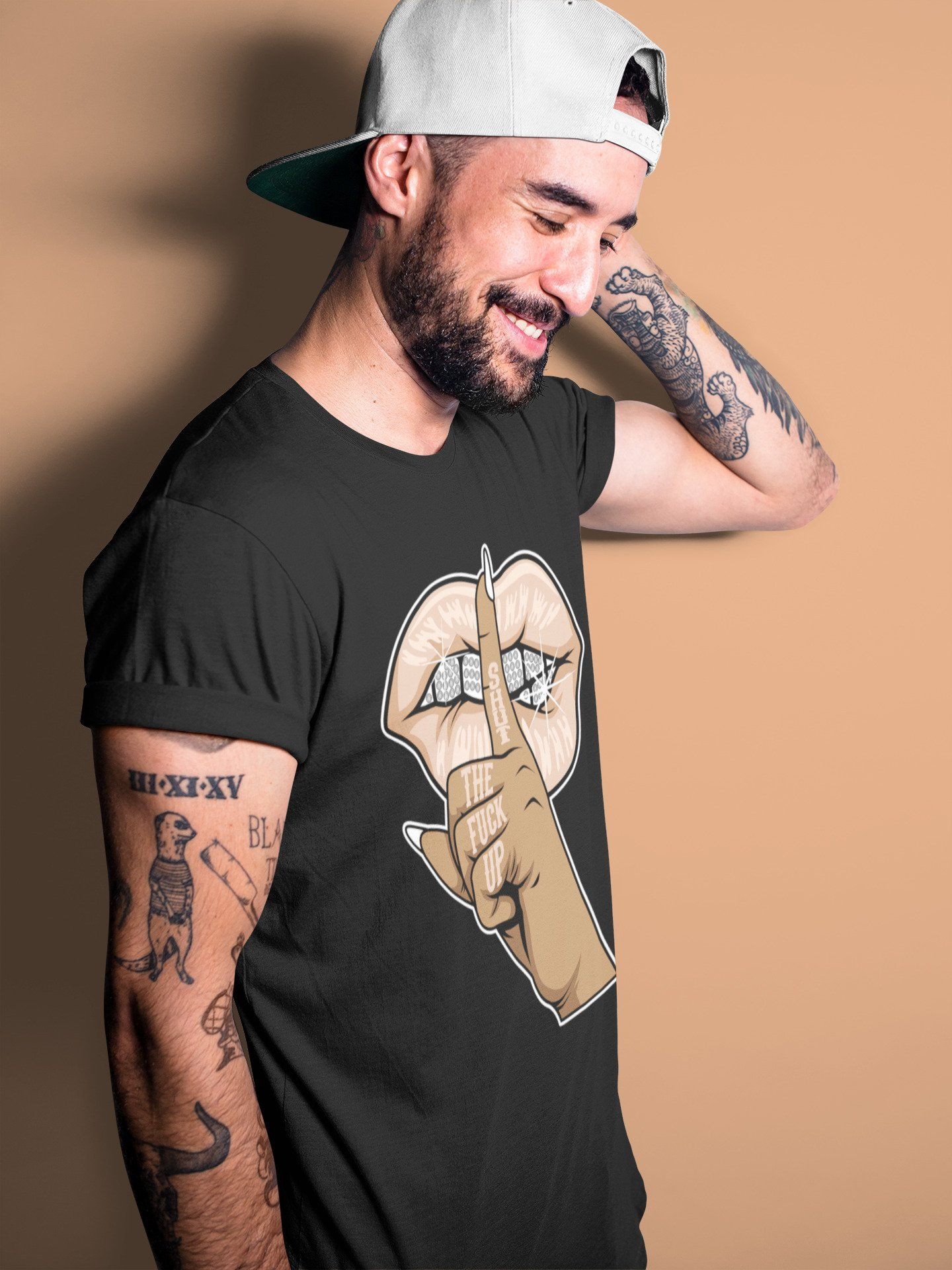 Lips Hand Unisex Tops - Air Jordan 4 Shimmer