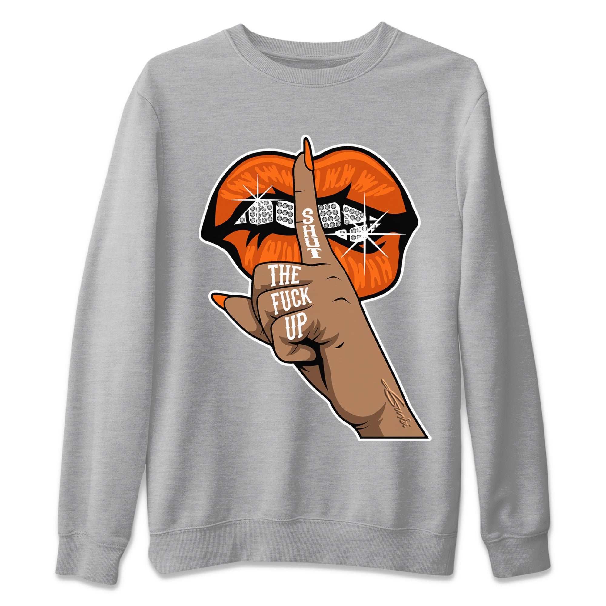 Lips Hand Unisex Tops - Air Jordan 1 Starfish