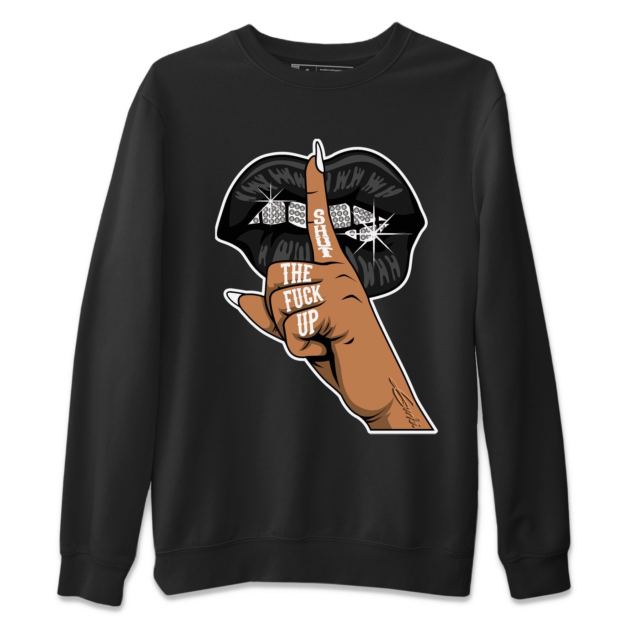 Lips Hand Unisex Tops - Air Jordan 11 72-10