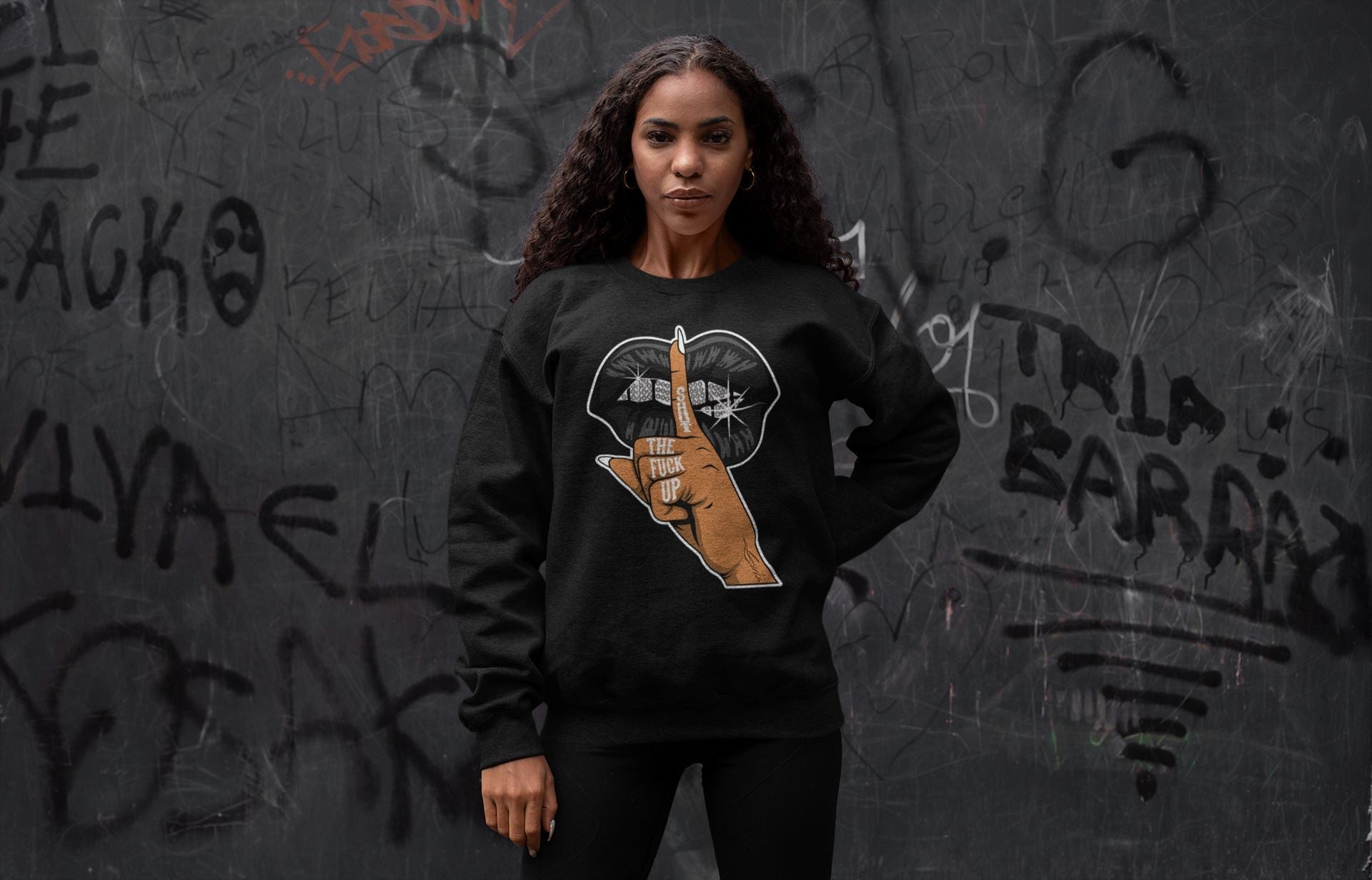 Lips Hand Unisex Tops - Air Jordan 11 72-10