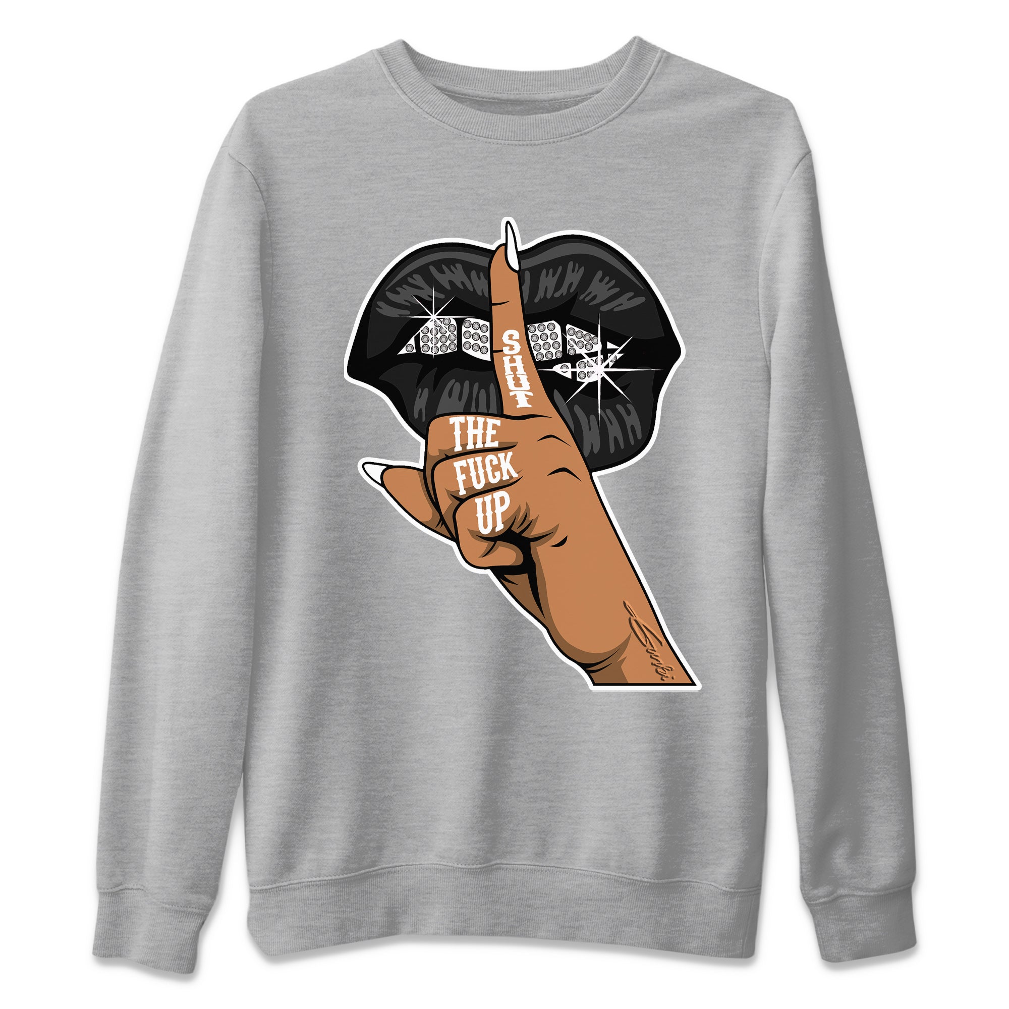 Lips Hand Unisex Tops - Air Jordan 11 72-10